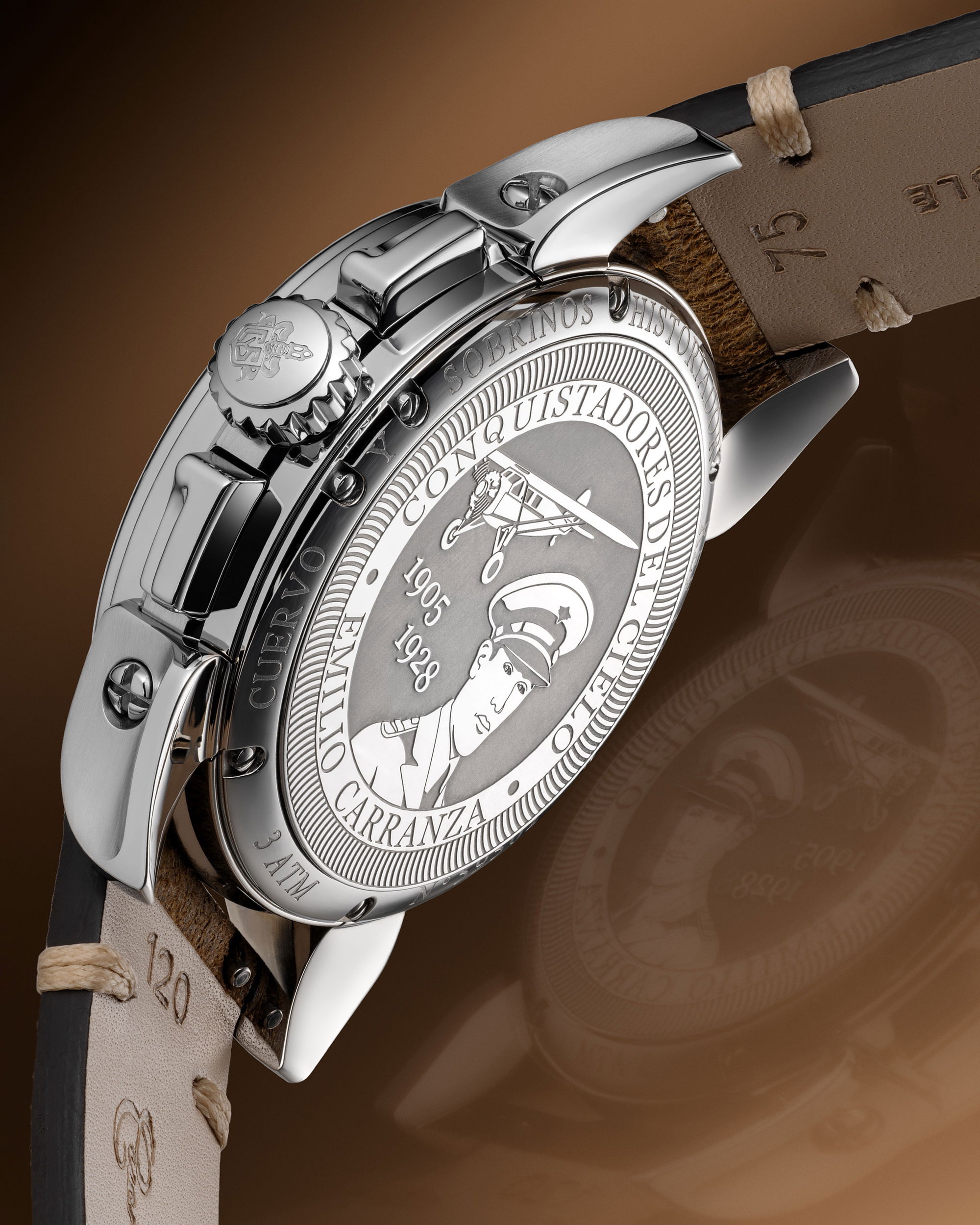 Cuervo y Sobrinos Chronograph Emilio Carranza