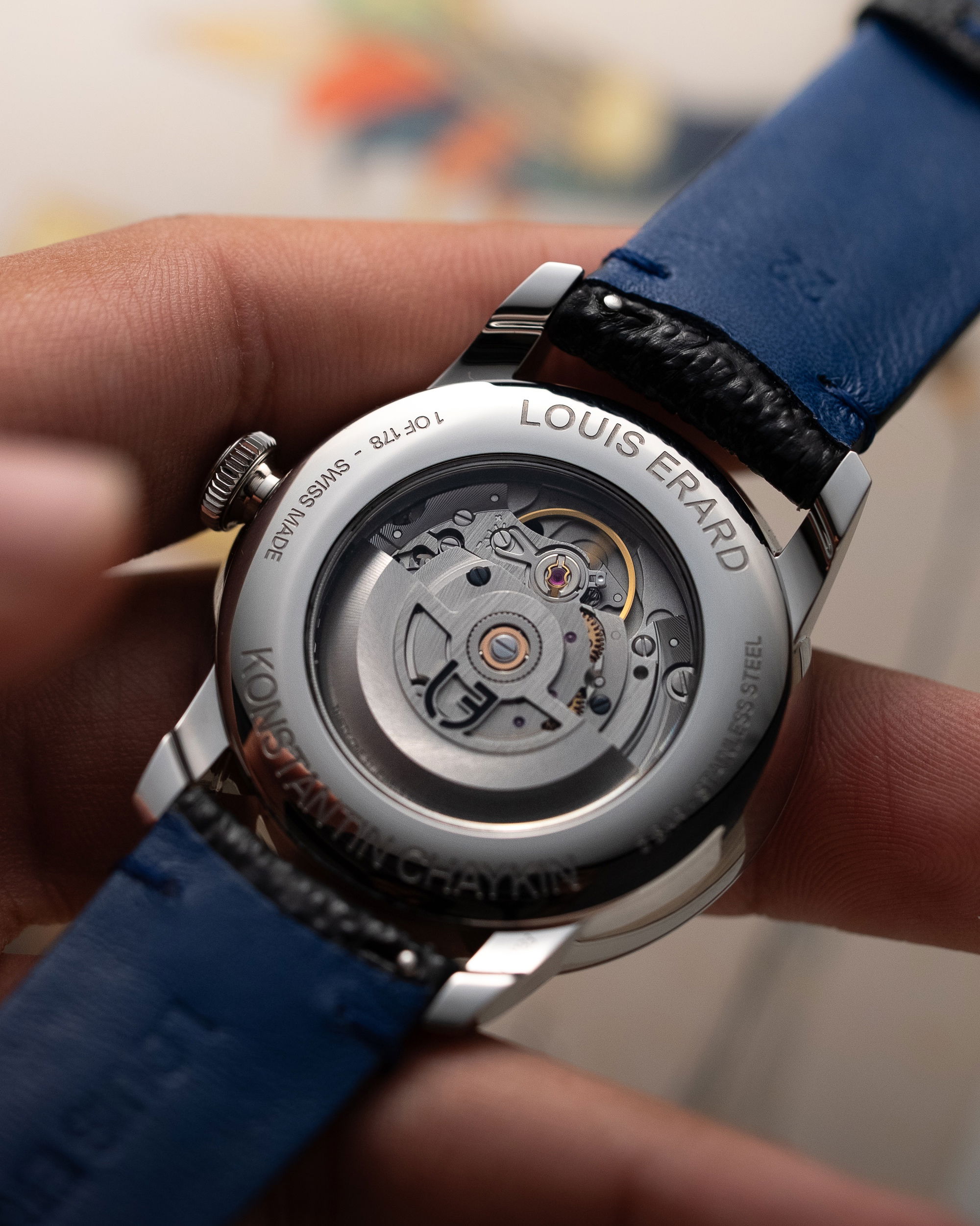 Louis Erard Excellence Le Régulateur Louis Erard x Konstantin Chaykin III Blue