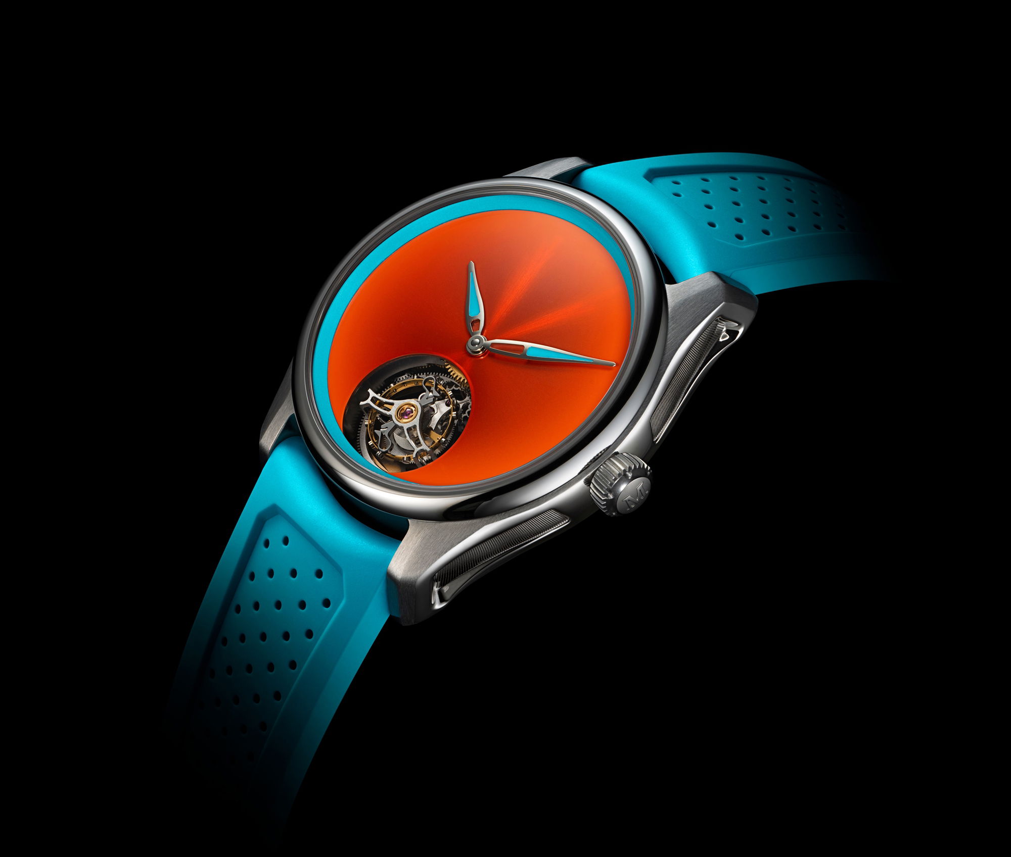 H. Moser &amp; Cie Pioneer Tourbillon Spiced Aqua