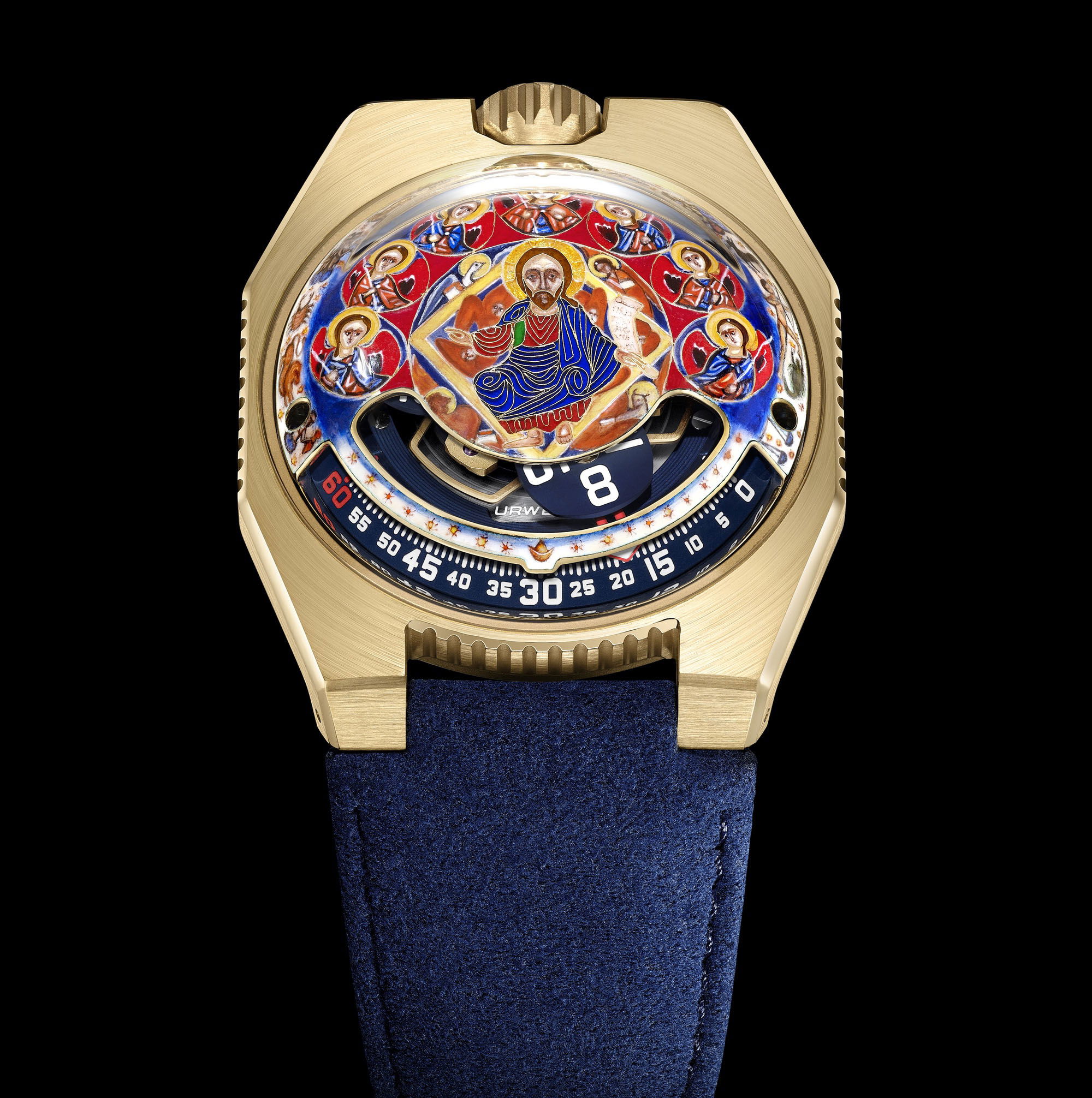 38研究所 38-kT THE RICH classic100 Vintage Citizen CQ Goldplated Tank Watch, Quartz 25mm