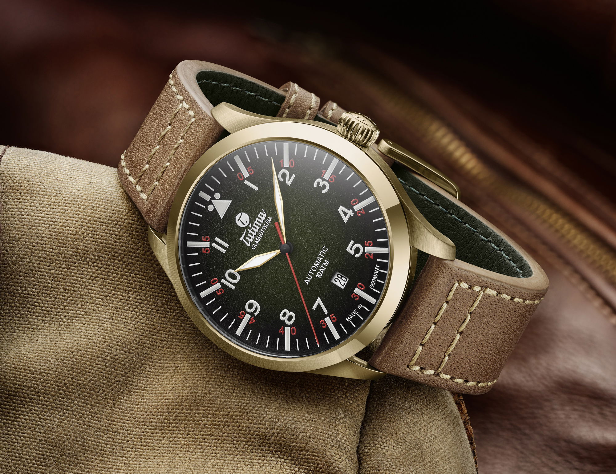 Tutima Glashütte Flieger Automatic Bronze