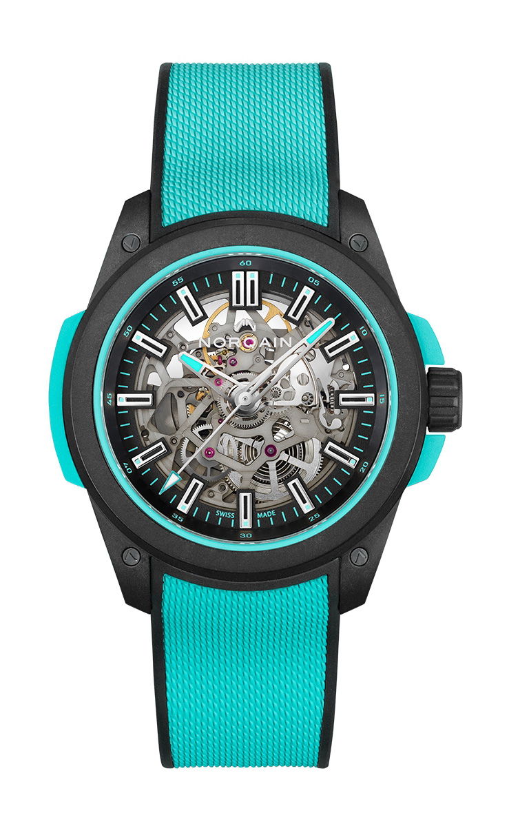 Nao NORQAIN Wild One Skeleton 42 Turquoise – The Watch Pages
