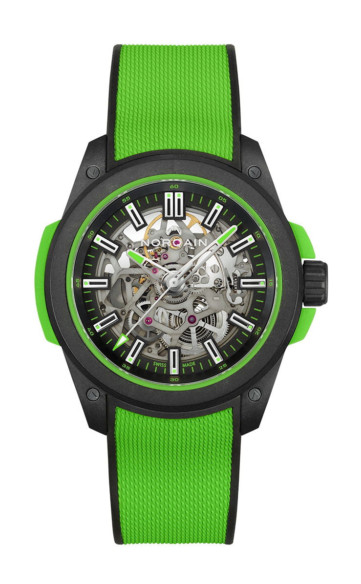nontak NORQAIN Wild One Skeleton 42 Turquoise – The Watch Pages