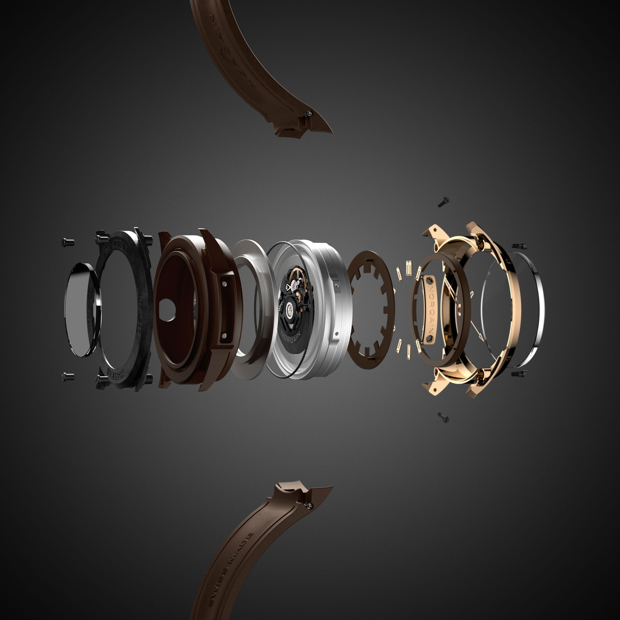 NORQAIN Wild One Skeleton 42 Gold