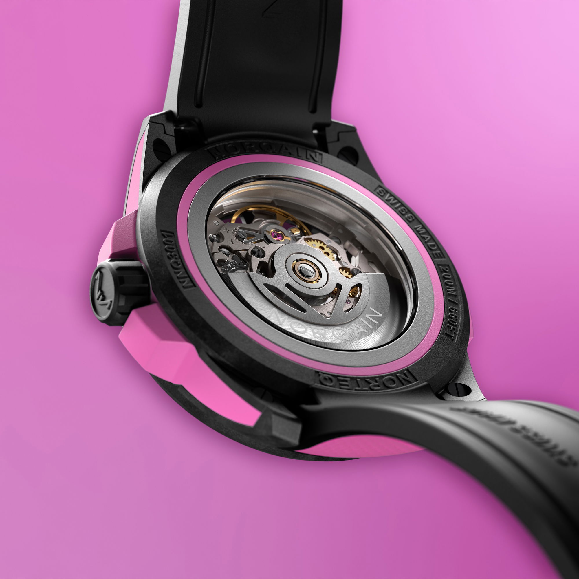 NORQAIN Wild One Skeleton 39 Hyper Pink