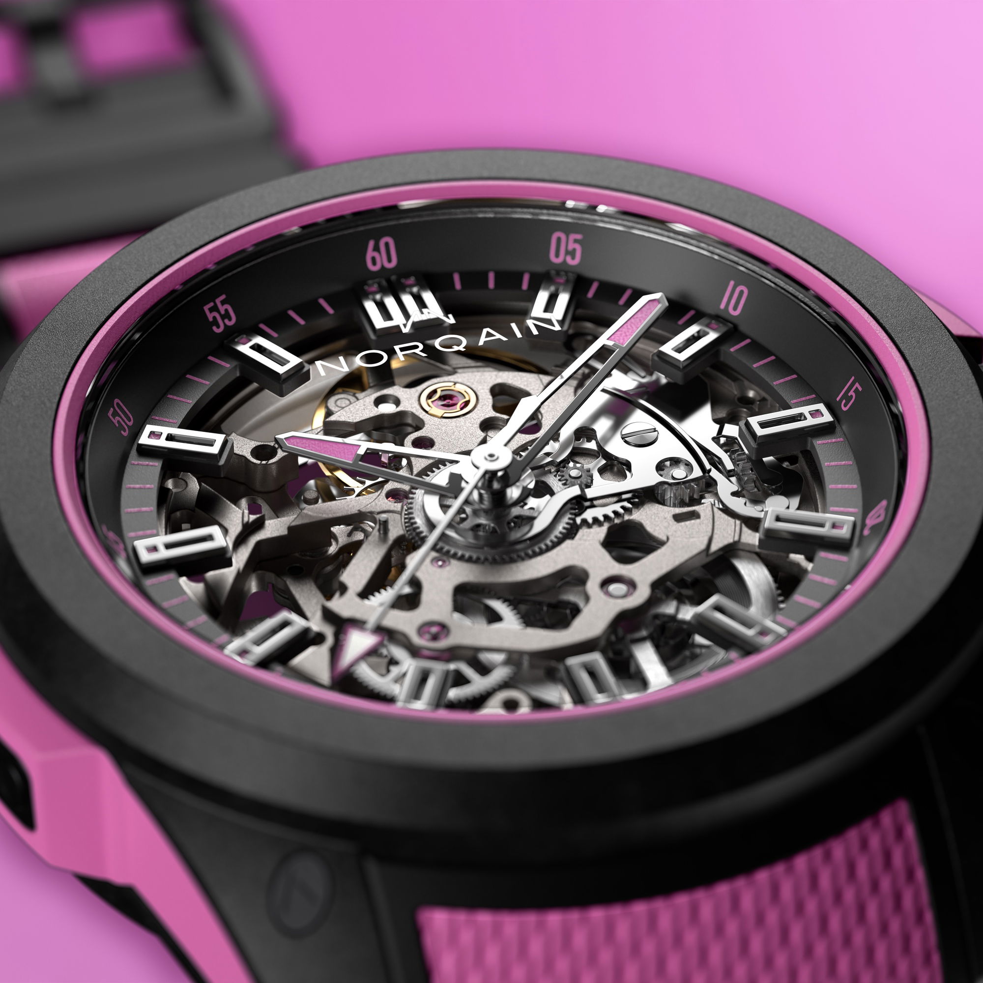 NORQAIN Wild One Skeleton 39 Hyper Pink