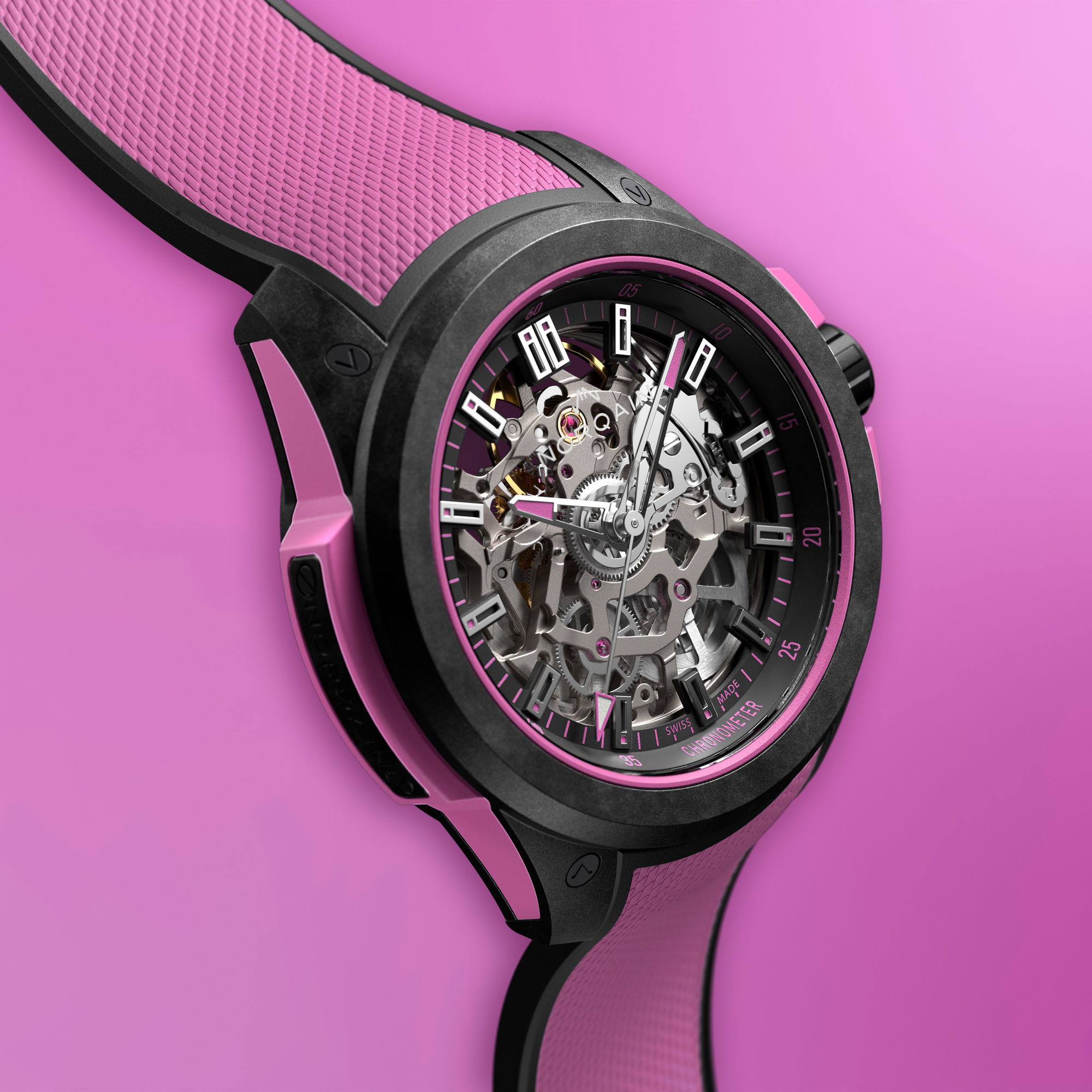 NORQAIN Wild One Skeleton 39 Hyper Pink