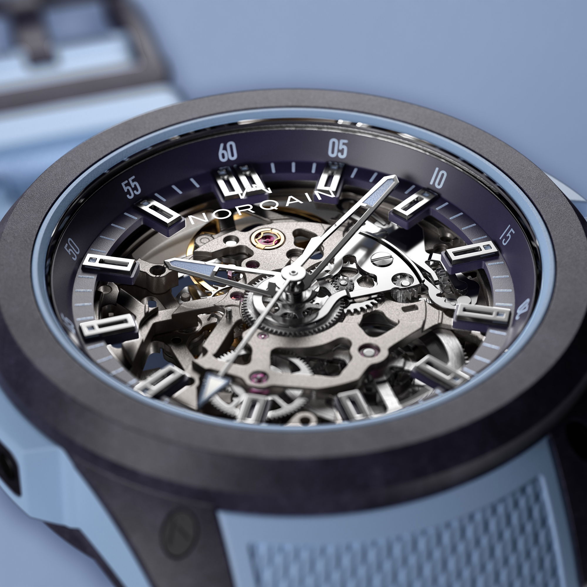 NORQAIN Wild One Skeleton 39 Purple Ice Blue