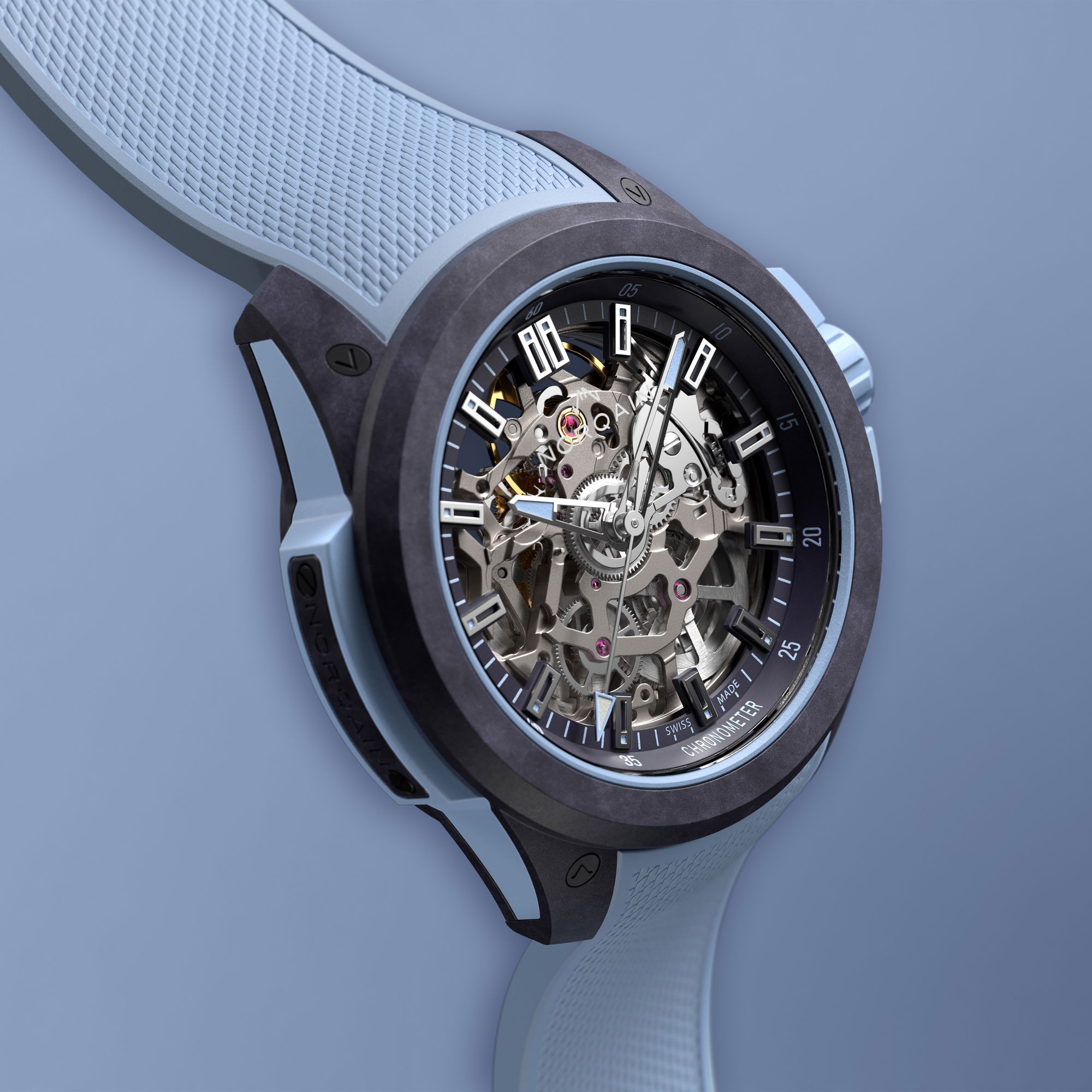 ナルワール1　カリブ Black Na Hoku Chronograph Watch