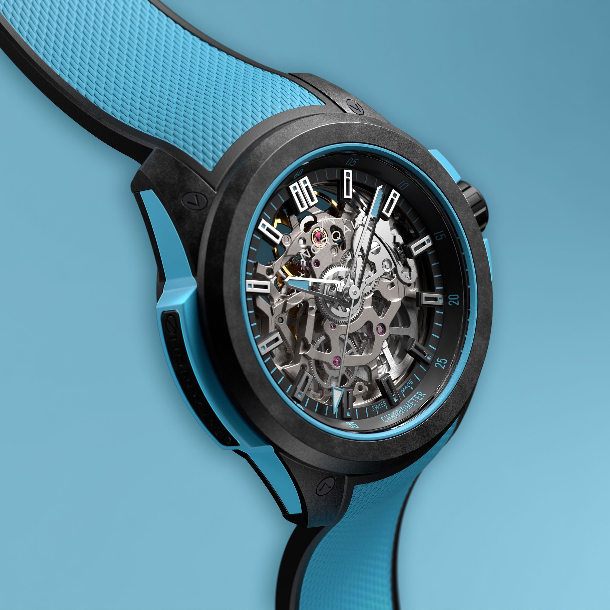 NORQAIN Wild One Skeleton 39 Sky Blue