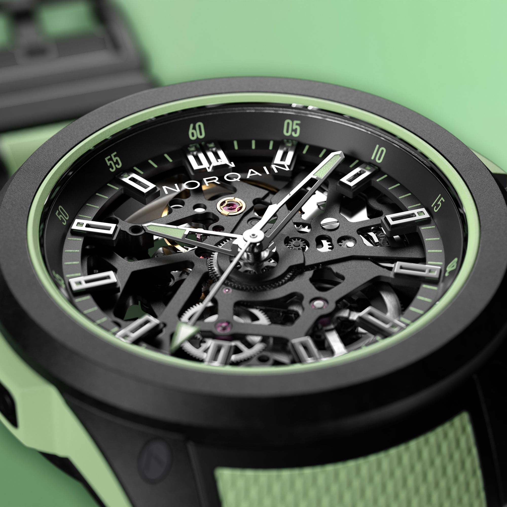 ノル NEVEREST Night Sight 40mm | NORQAIN Swiss Made Watches - NORQAIN