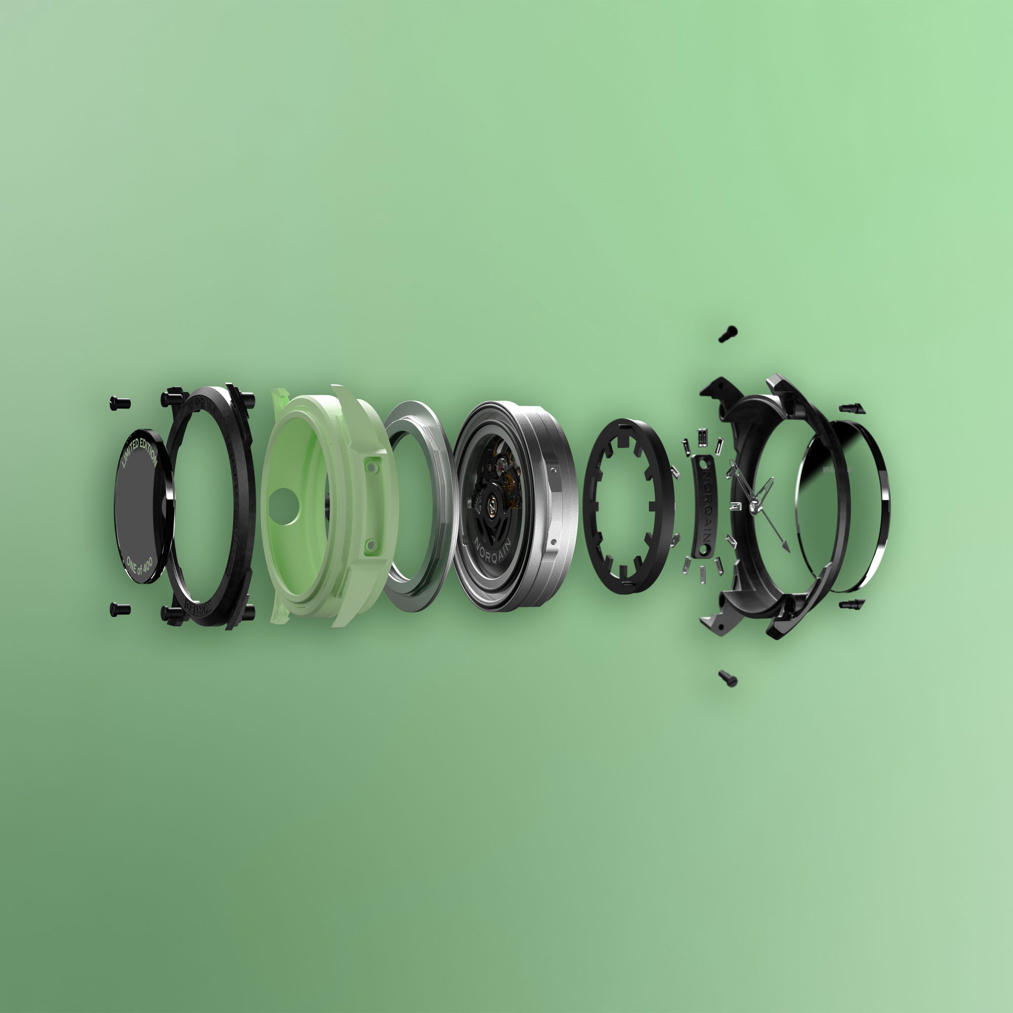 NORQAIN Wild One Skeleton 39 Limited Edition Mint