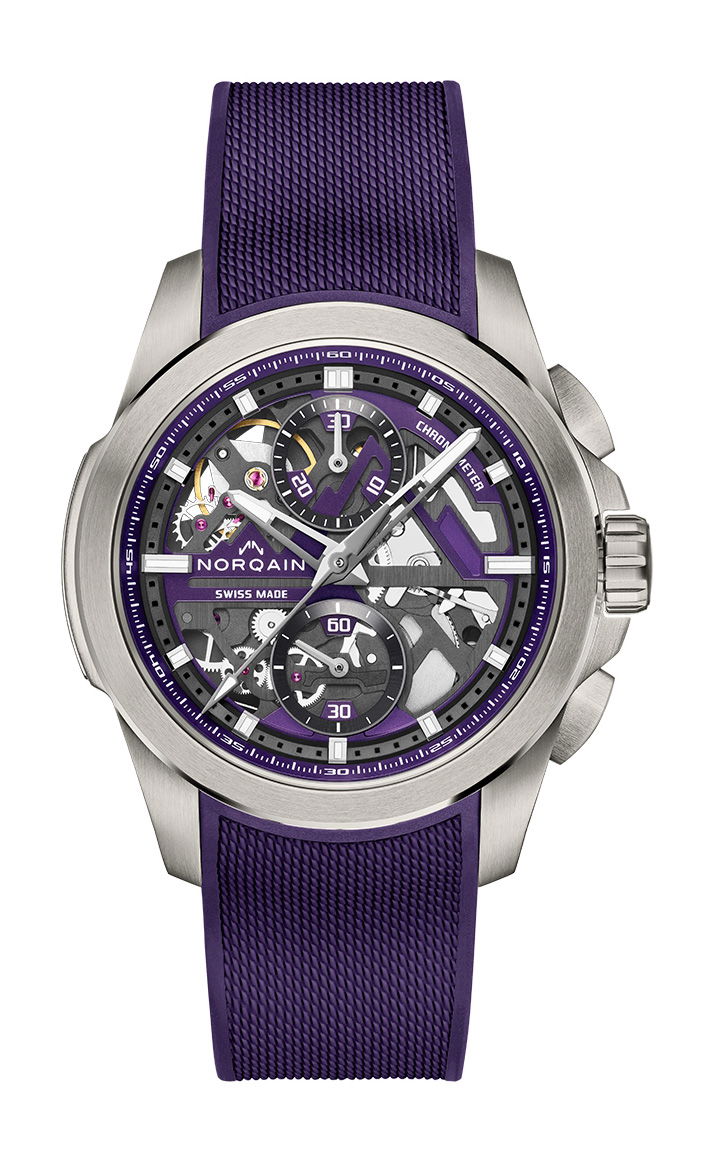 NORQAIN Independence Skeleton Chrono 42 Orange – The Watch Pages