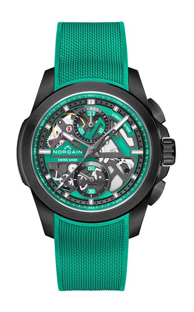計4個fontaine skyblue2個、thumbprint2個 NORQAIN Wild One Skeleton 42 Turquoise – The Watch Pages