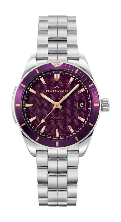norinyan☆ Wild ONE Skeleton 39mm Hyper Pink | NORQAIN Swiss Made