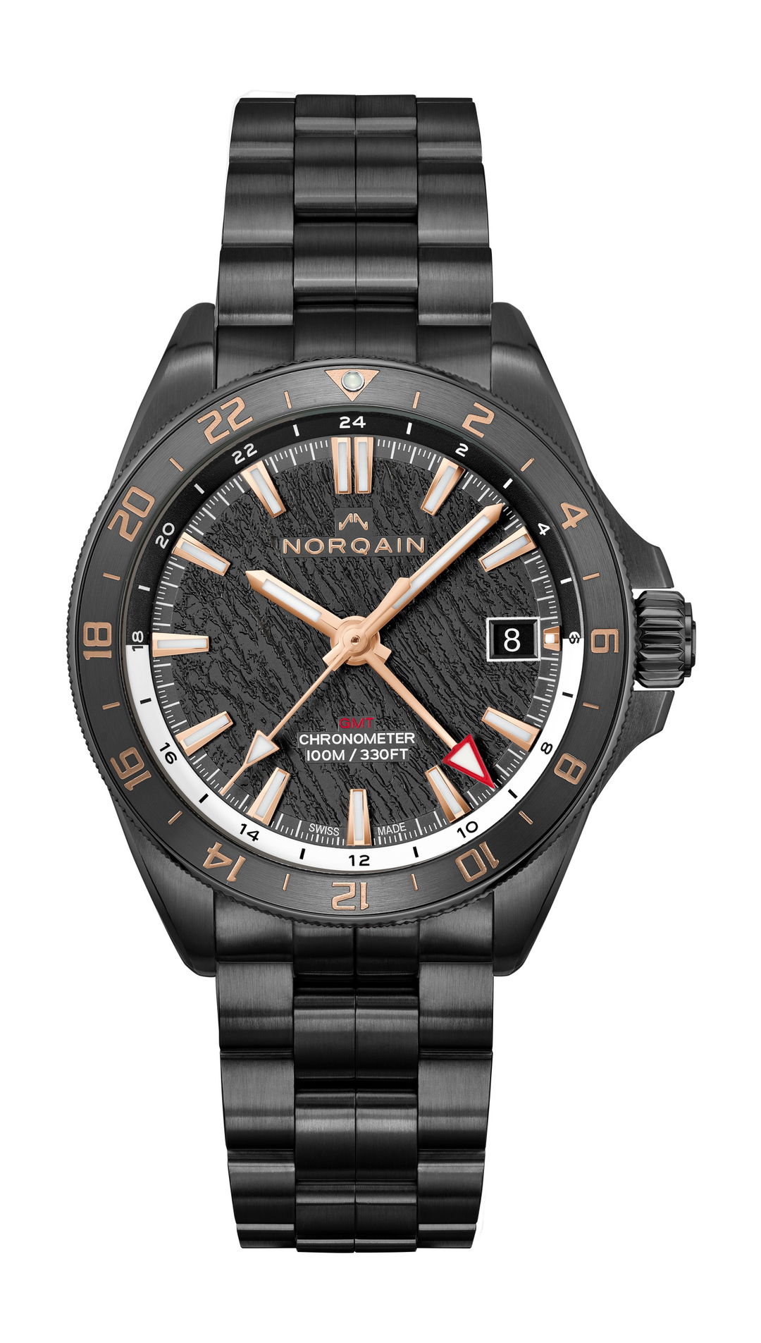 NORQAIN Neverest GMT Glacier 41 – NNB1100BC1CG/BGL113
