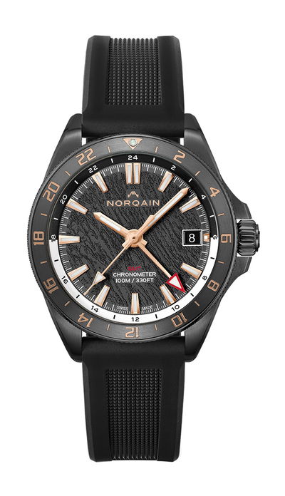 Ｎorganic NORQAIN Independence Skeleton 40 Black DLC – The Watch Pages