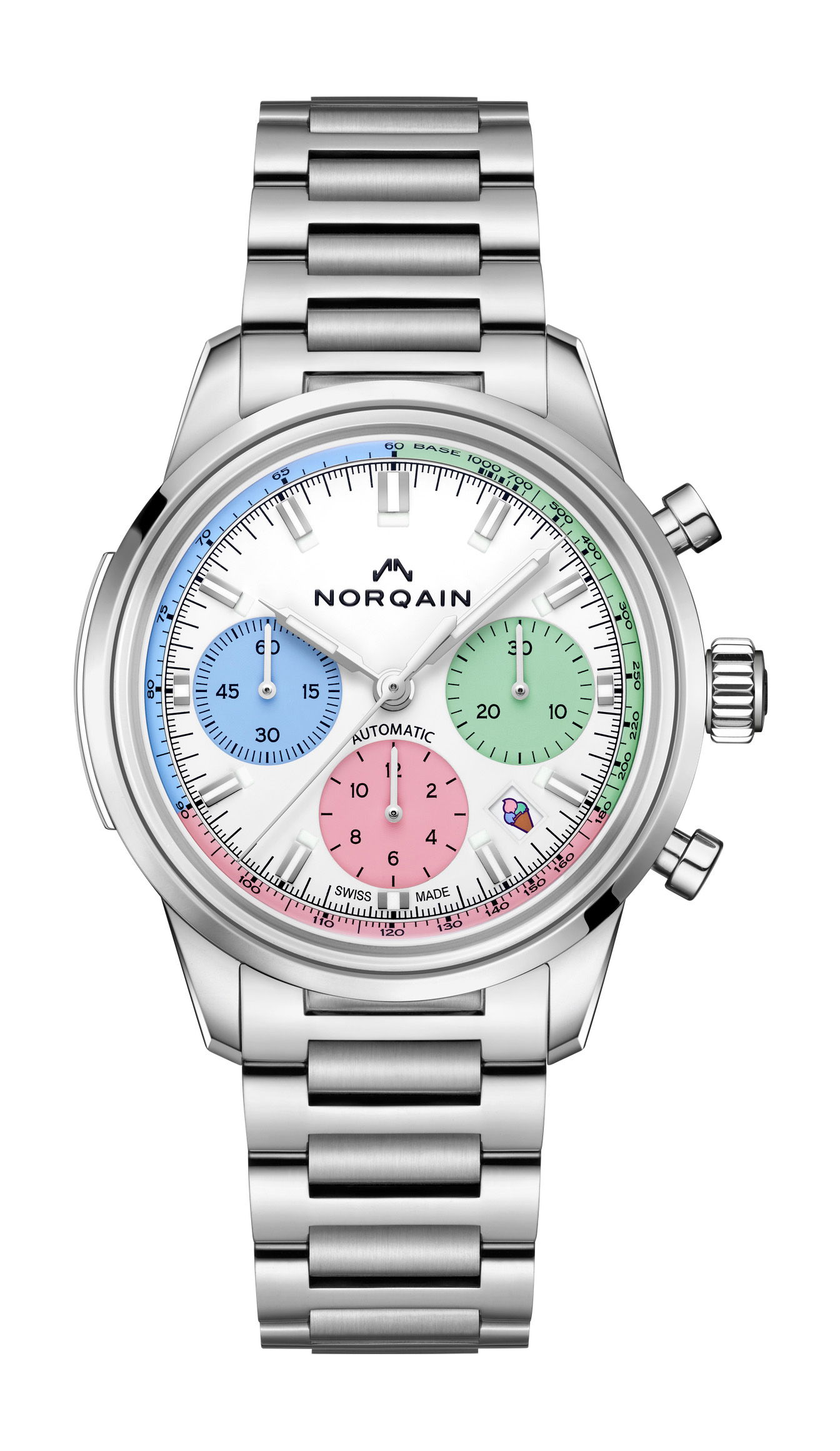 ◆BLUE ELEPHANT◆ NORA ivory NORQAIN Freedom 60 Chrono 40 Enjoy Life Special Edition