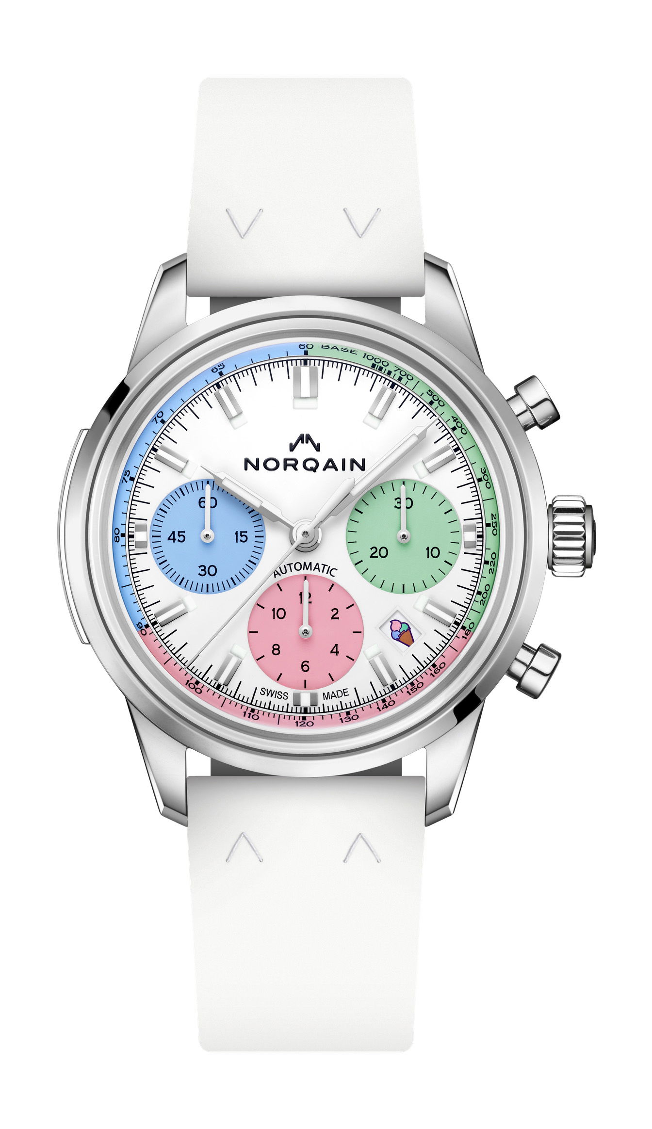 ◆BLUE ELEPHANT◆ NORA ivory NORQAIN Freedom 60 Chrono 40 Enjoy Life Special Edition