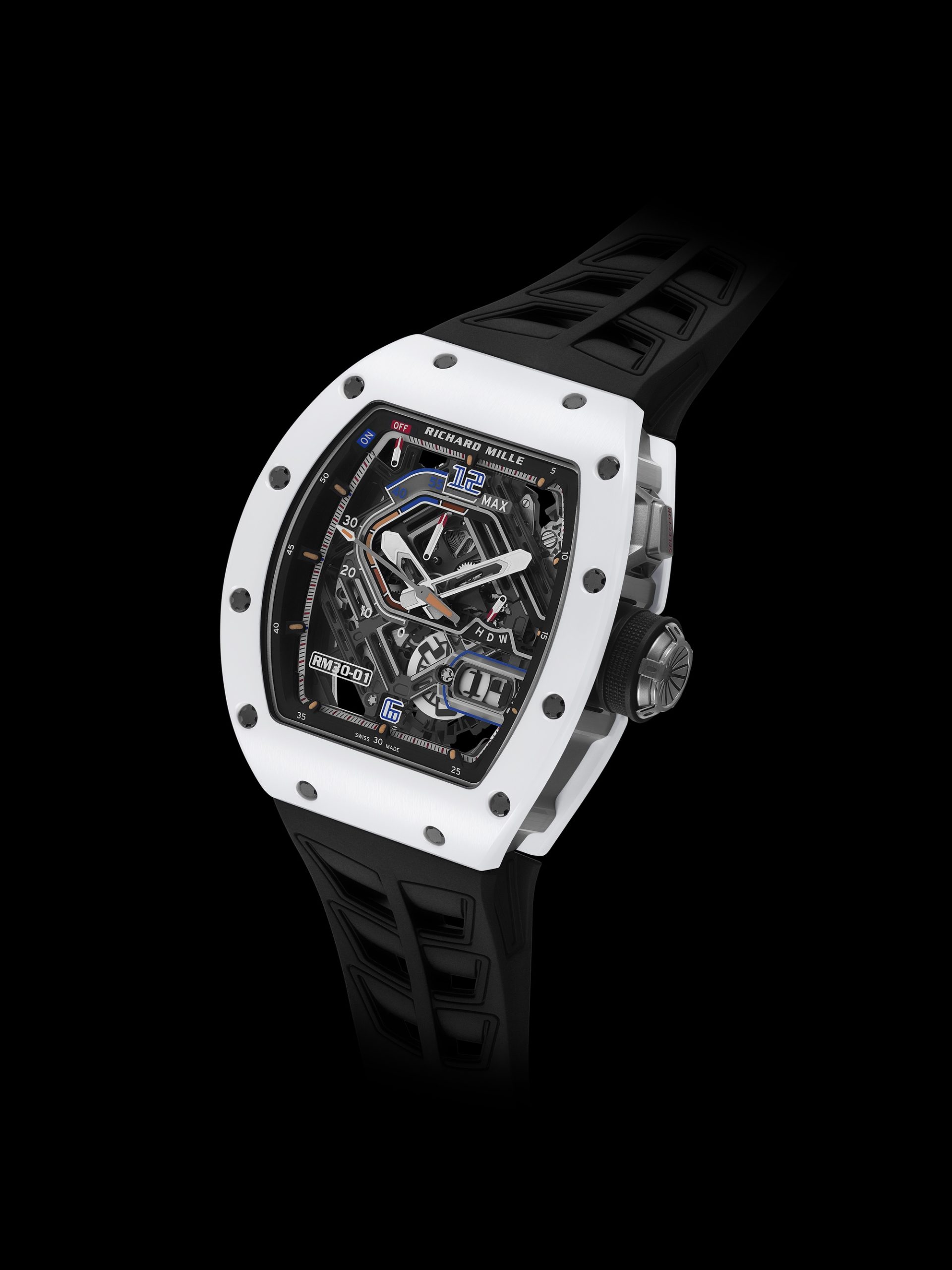Richard Mille RM 30-01 Automatic Winding with Declutchable Rotor White Ceramic