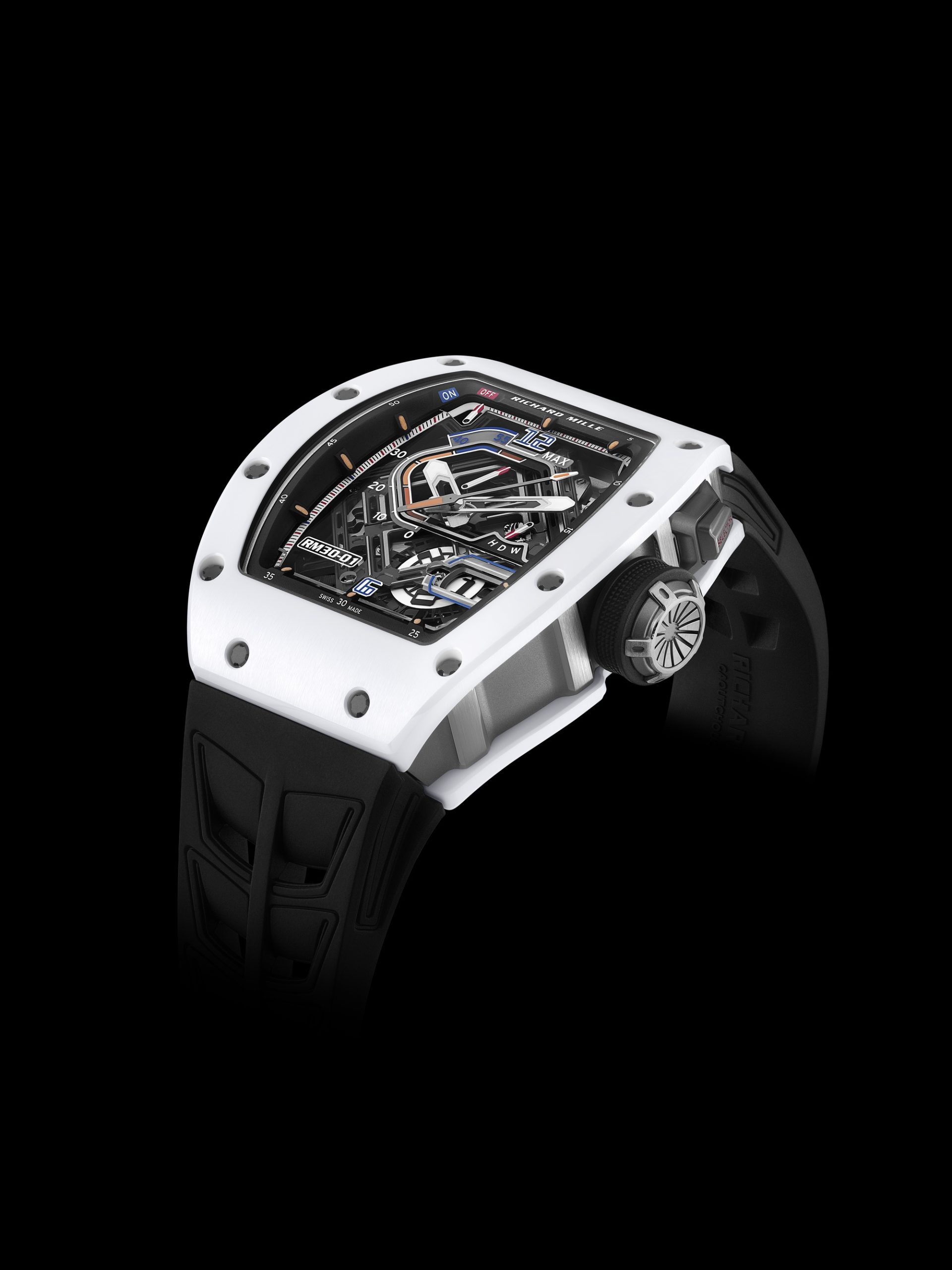 Richard Mille RM 30-01 Automatic Winding with Declutchable Rotor White Ceramic