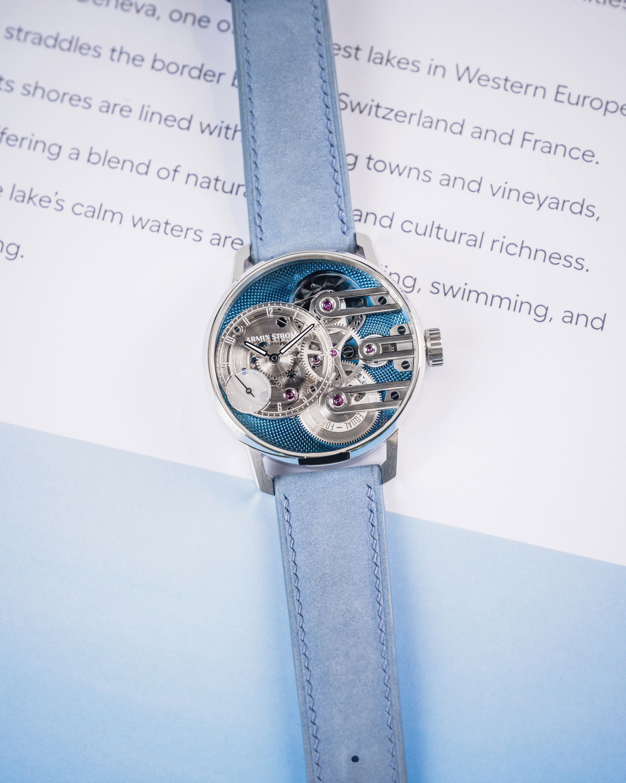 Armin Strom Gravity Equal Force Ultimate Sapphire Blue