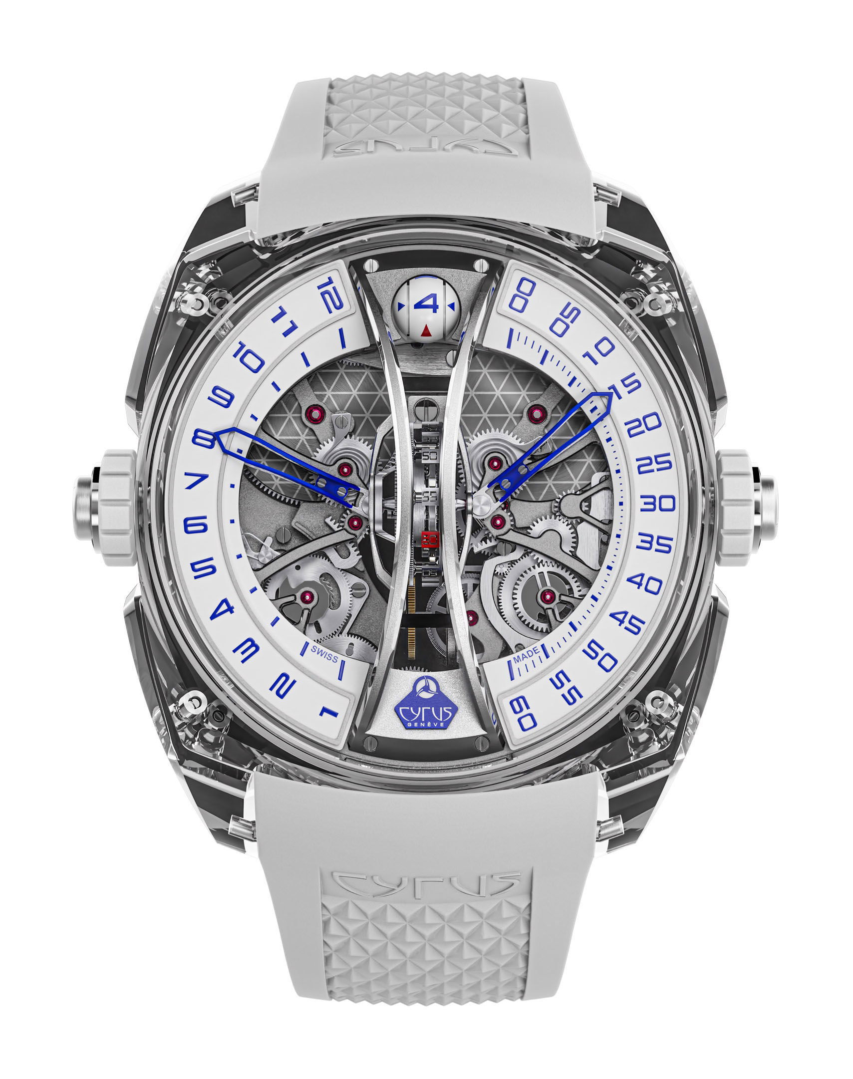 Cyrus Klepcys Vertical Skeleton Tourbillon Sapphire Blue