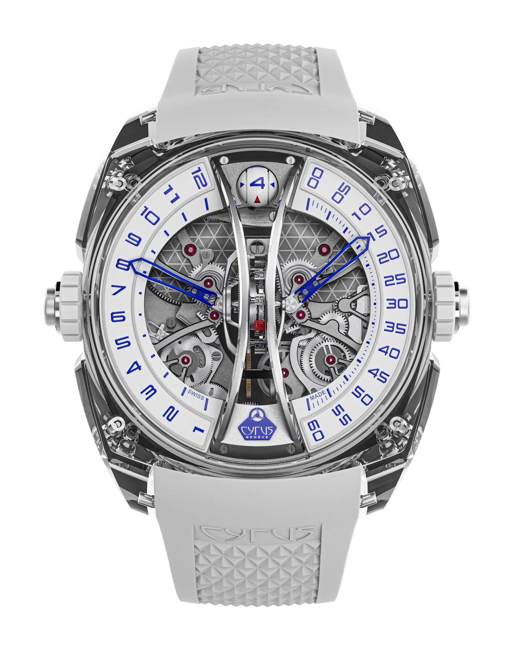 Cyrus Klepcys Vertical Skeleton Tourbillon Sapphire Blue