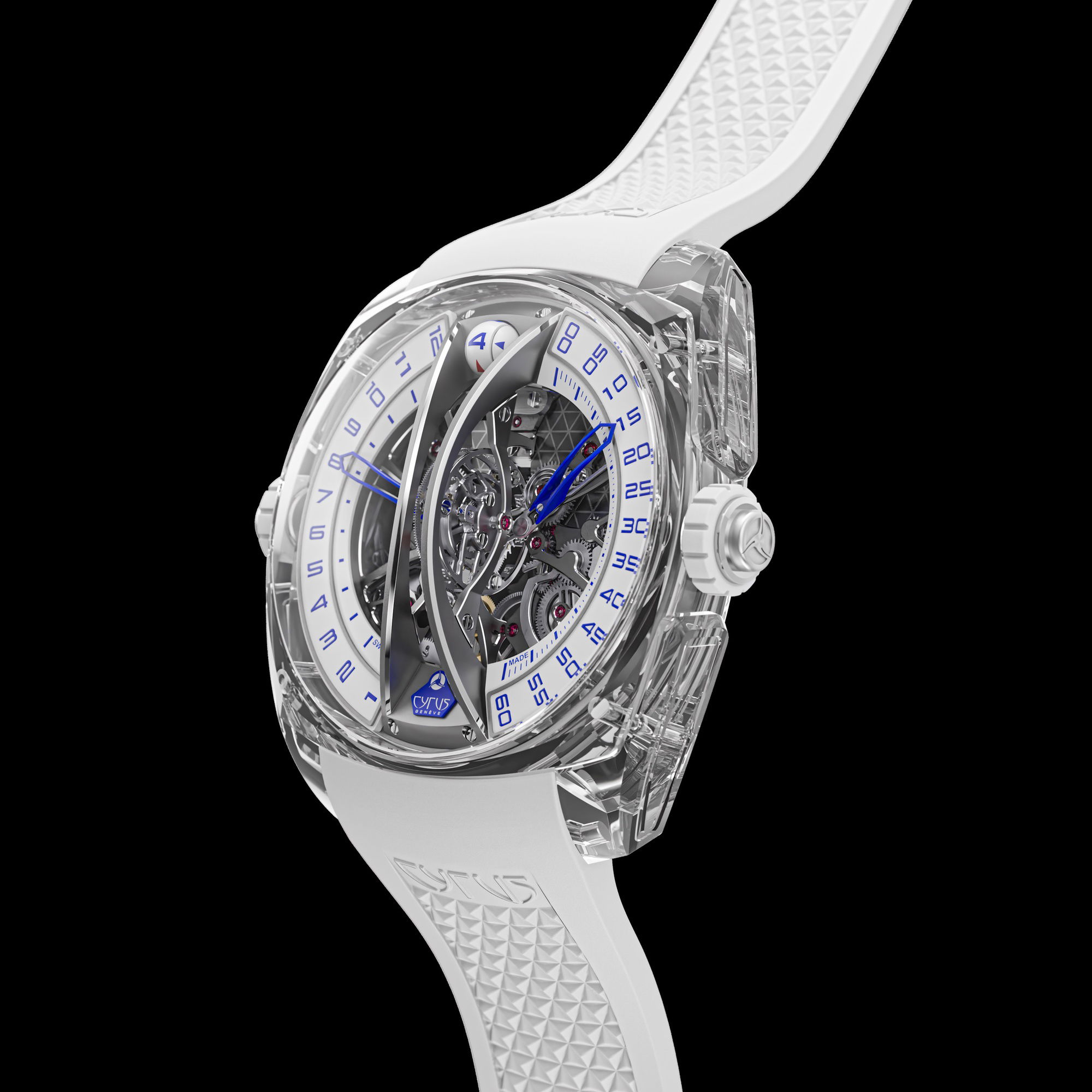 Cyrus Klepcys Vertical Skeleton Tourbillon Sapphire Blue