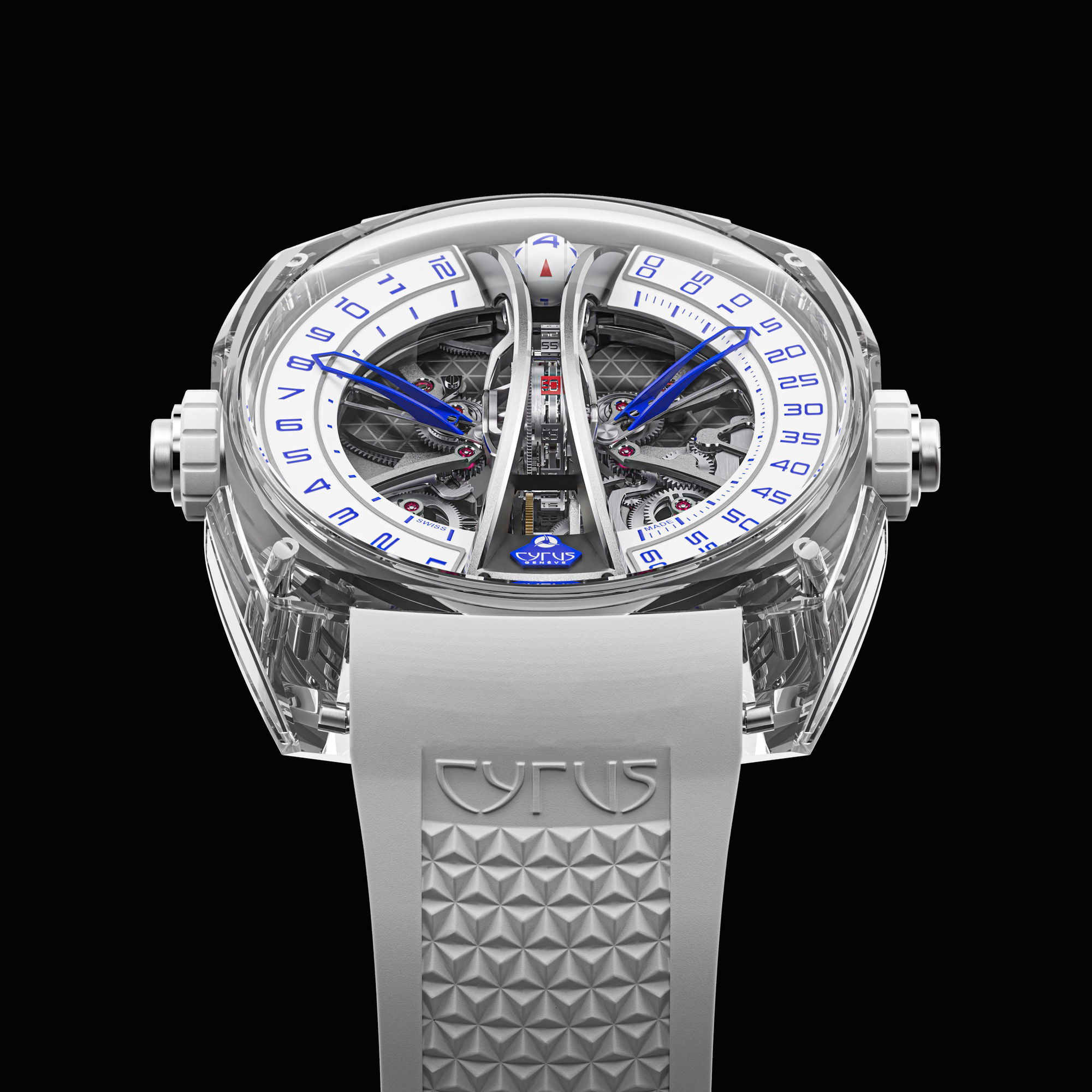 Cyrus Klepcys Vertical Skeleton Tourbillon Sapphire Blue