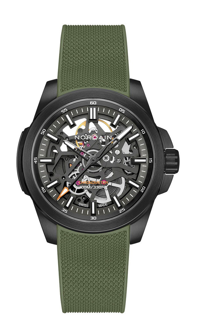 rnt Independence Skeleton 40mm | NORQAIN Swiss Made Watches
