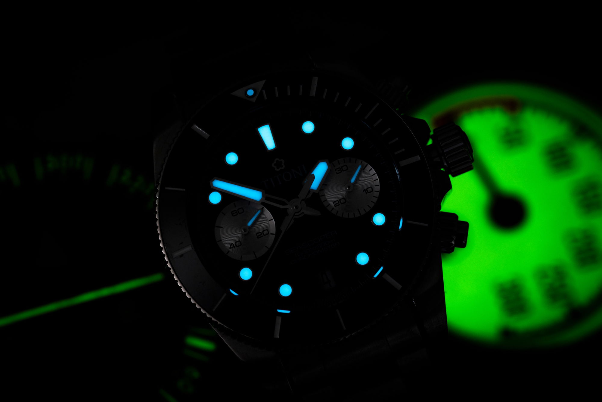 Titoni Seascoper 300 Bi-Compax Chronograph