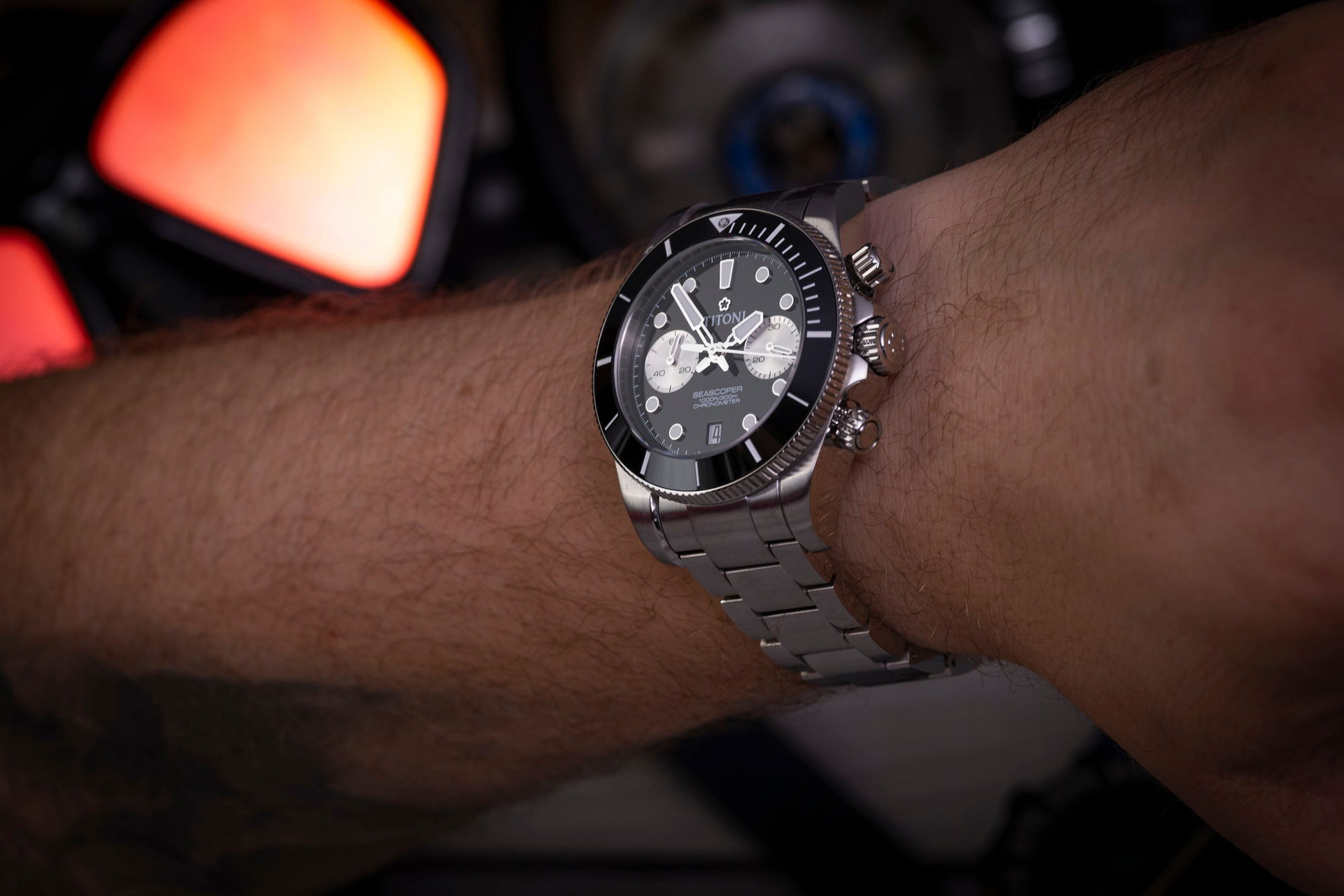 Titoni Seascoper 300 Bi-Compax Chronograph