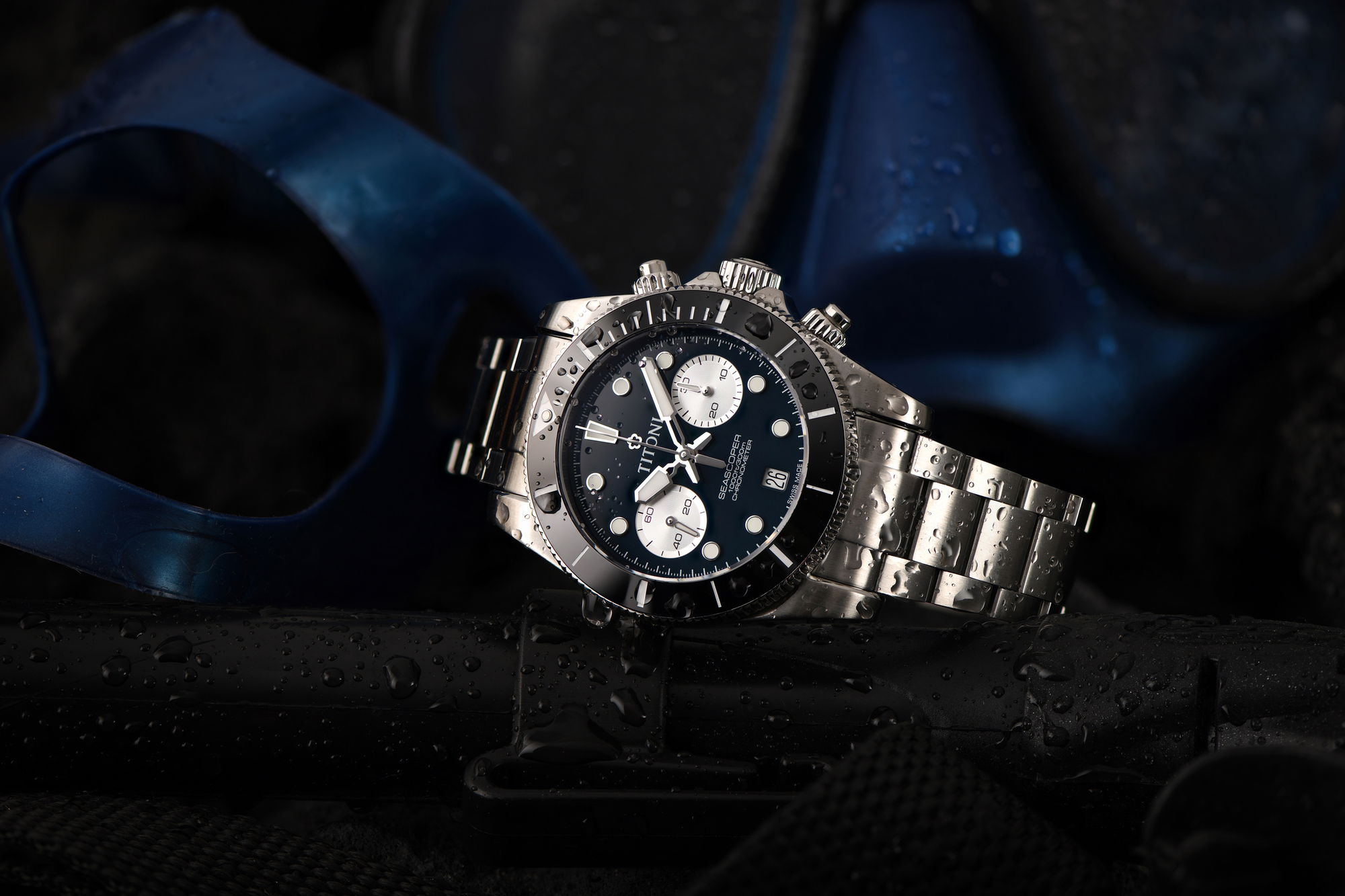 Titoni Seascoper 300 Bi-Compax Chronograph