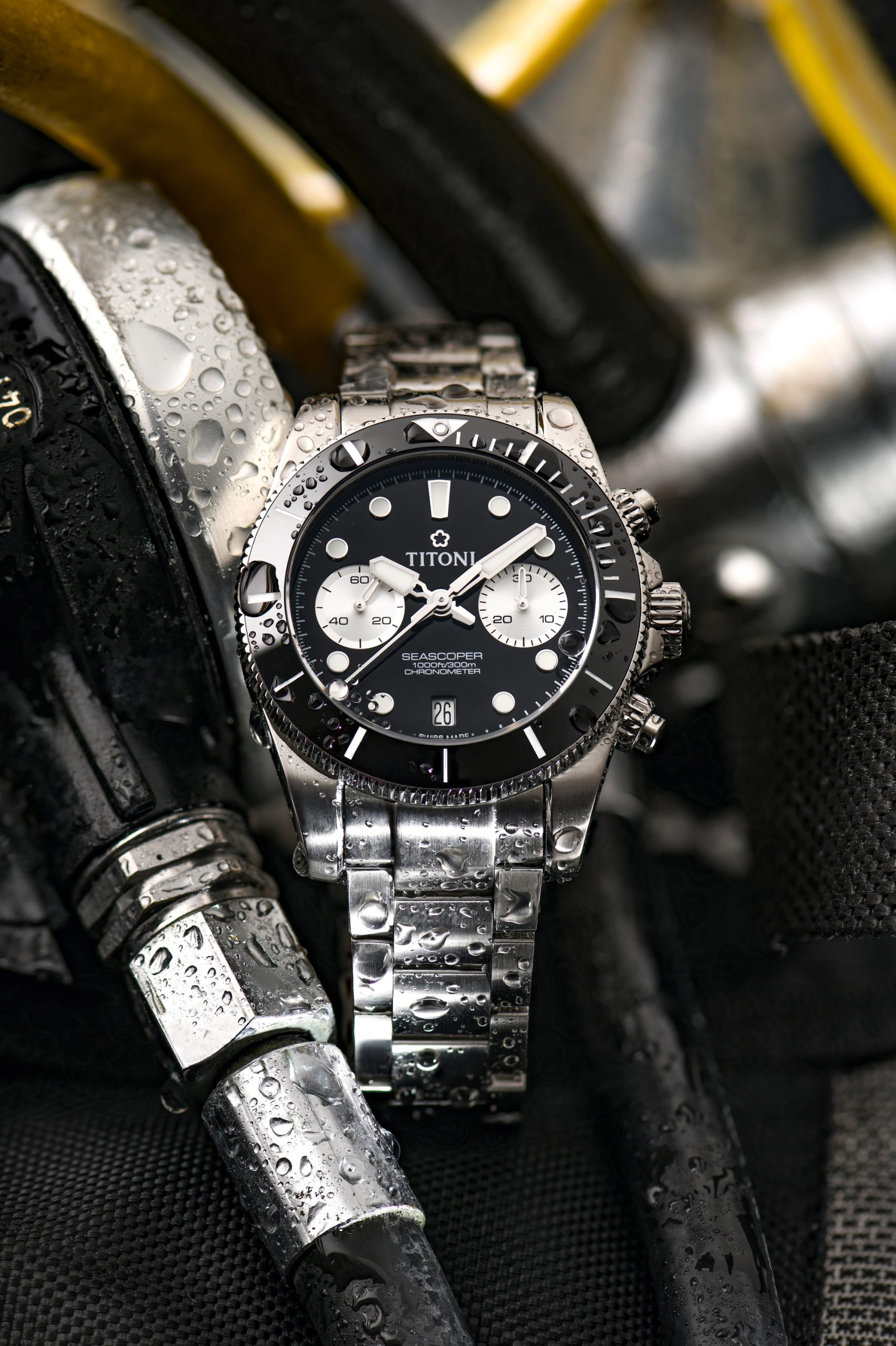 Titoni Seascoper 300 Bi-Compax Chronograph