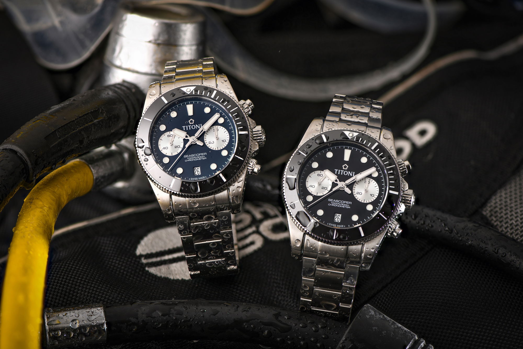 Titoni Seascoper 300 Bi-Compax Chronograph