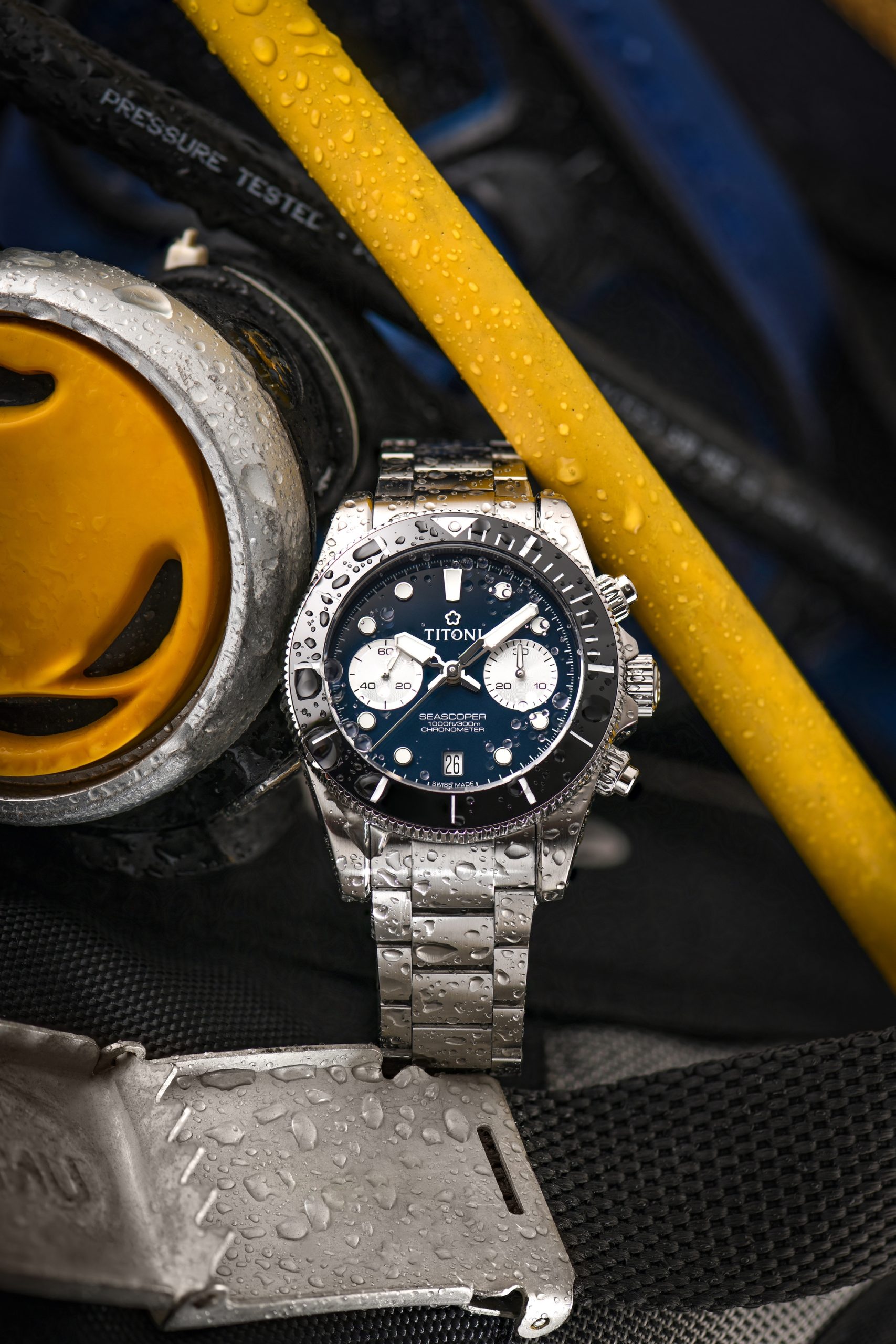 Titoni Seascoper 300 Bi-Compax Chronograph