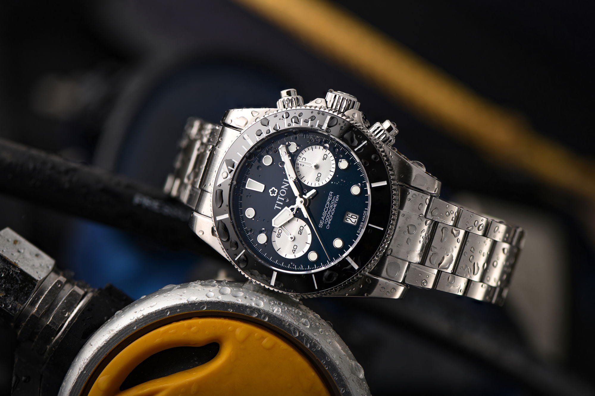 Titoni Seascoper 300 Bi-Compax Chronograph