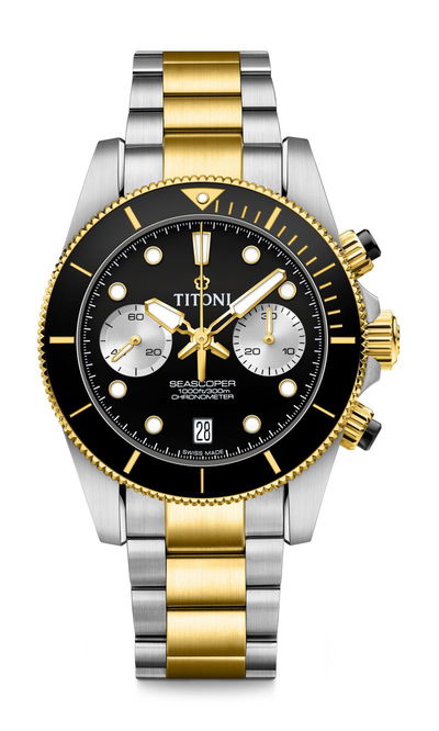 Titoni Seascoper 300 Bi-Compax Chronograph