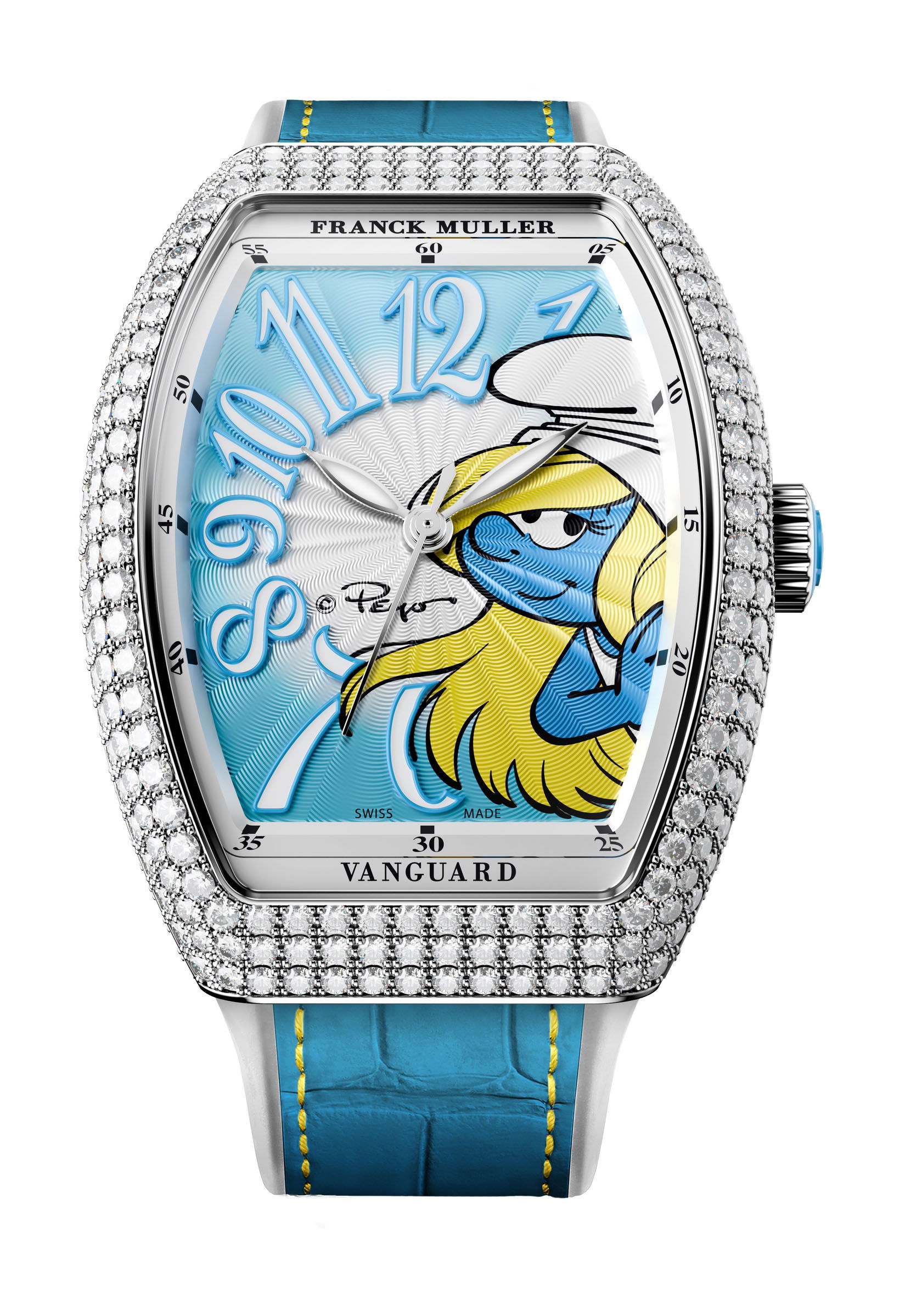 Franck Muller Vanguard Smurfette Flowers – The Watch Pages