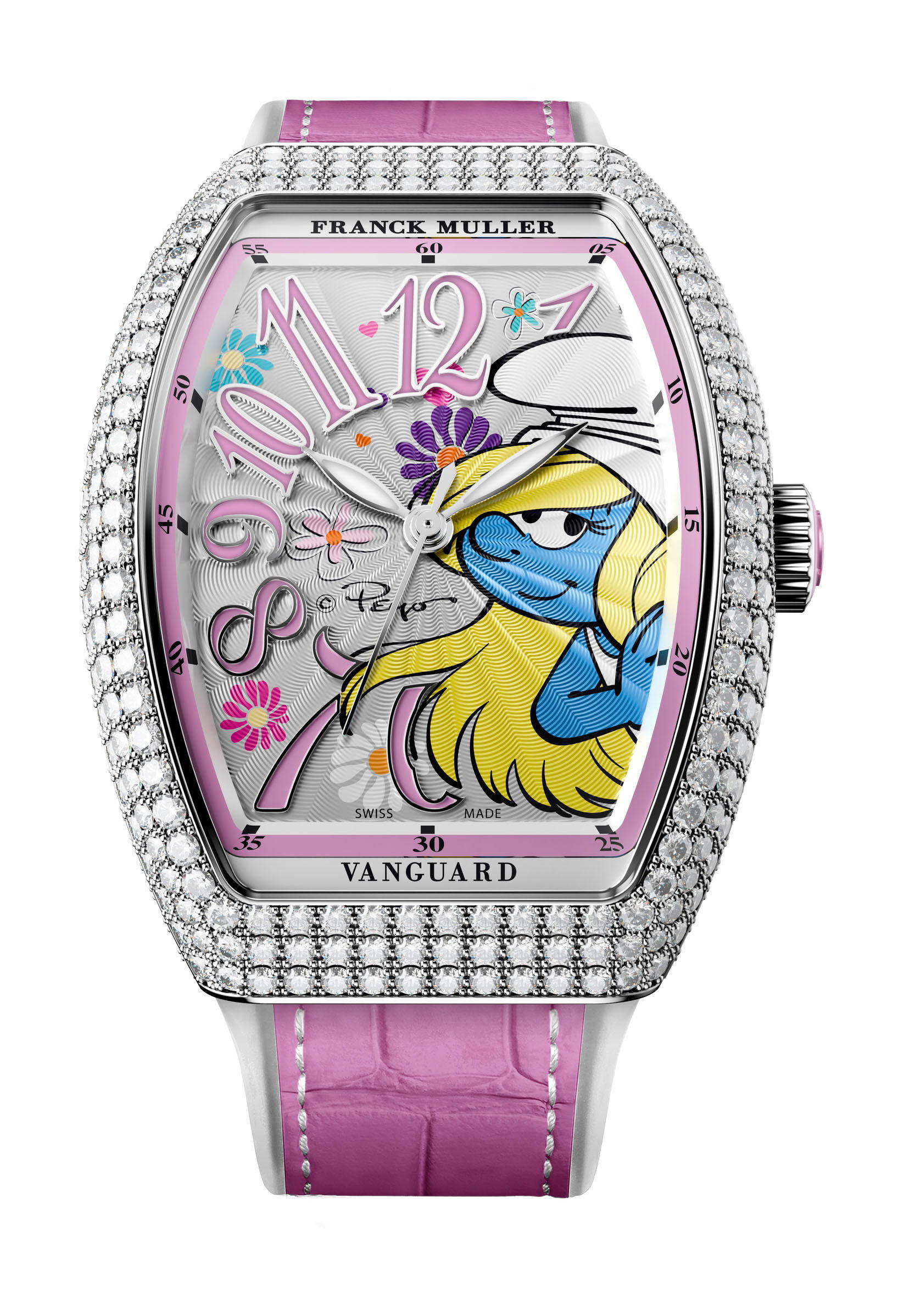 Franck Muller Vanguard Smurfette Flowers