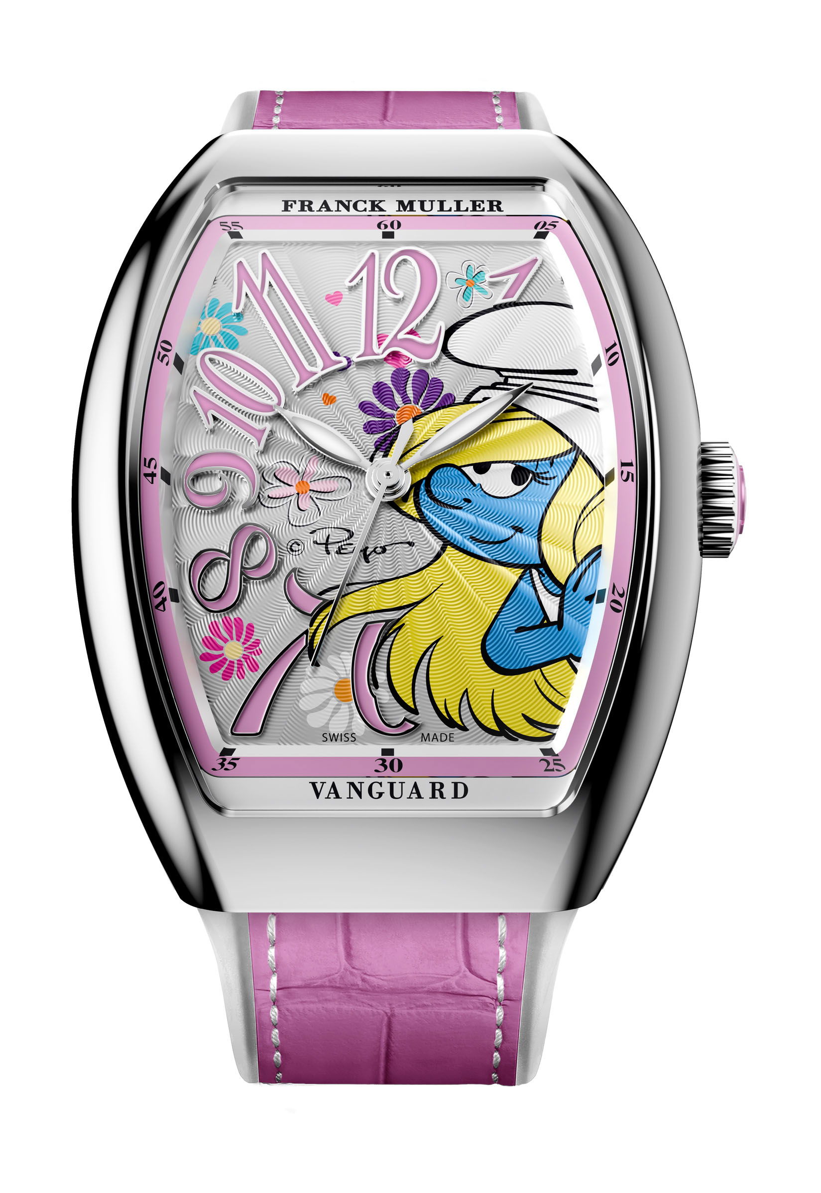Franck Muller Vanguard Smurfette Flowers – The Watch Pages