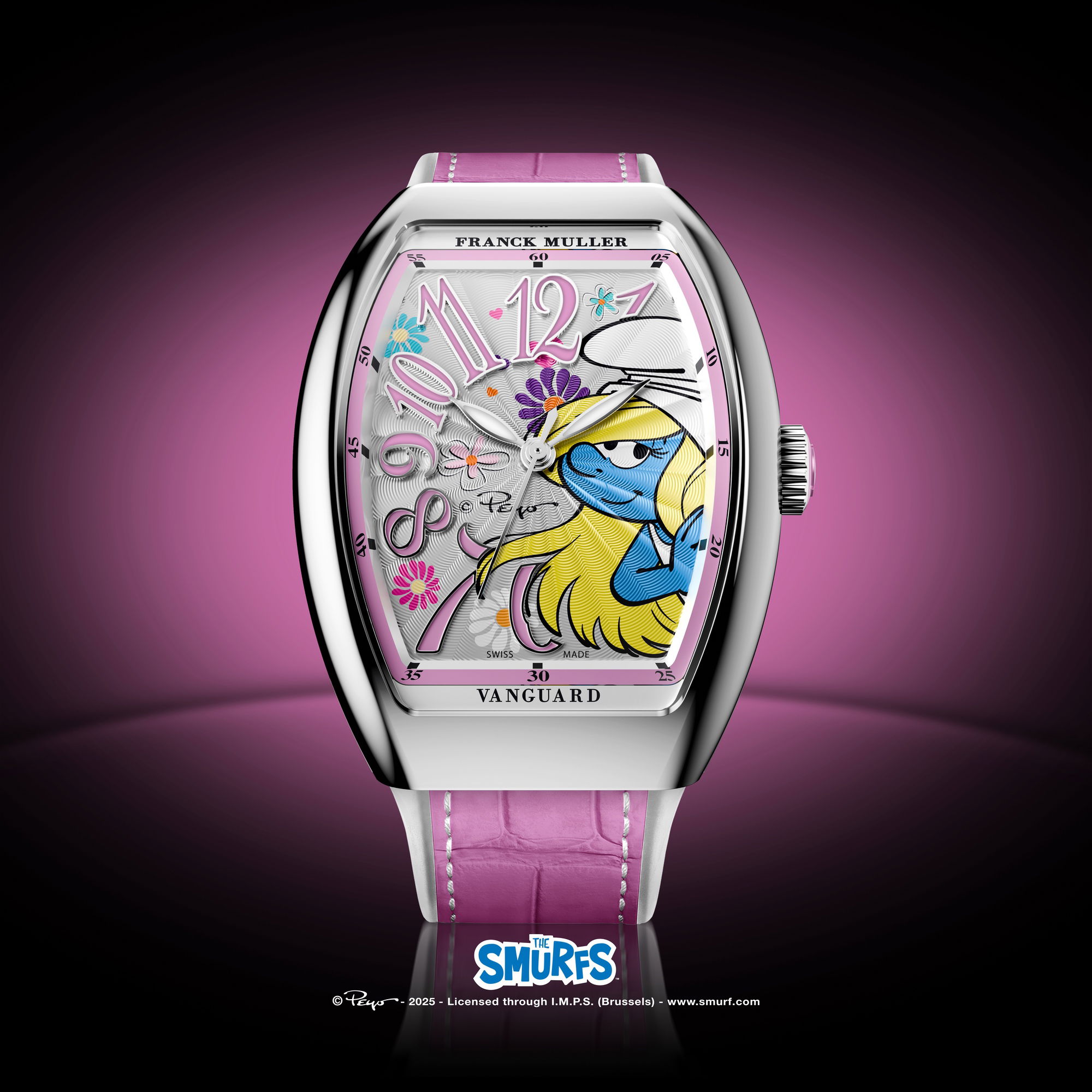 Franck Muller Vanguard Smurfette Flowers