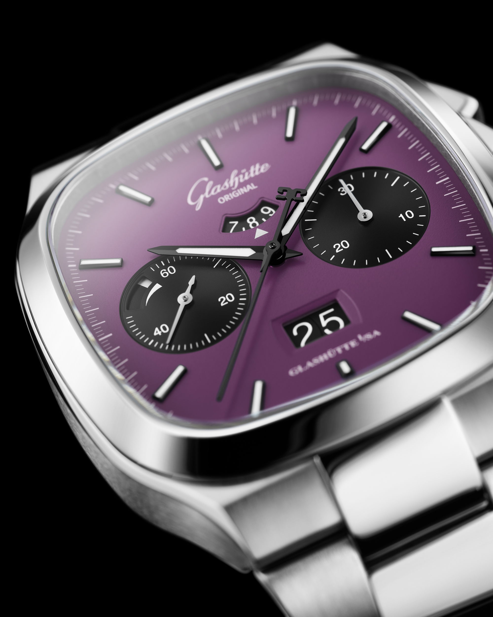 Glashütte Original Seventies Chronograph Panorama Date Plasma