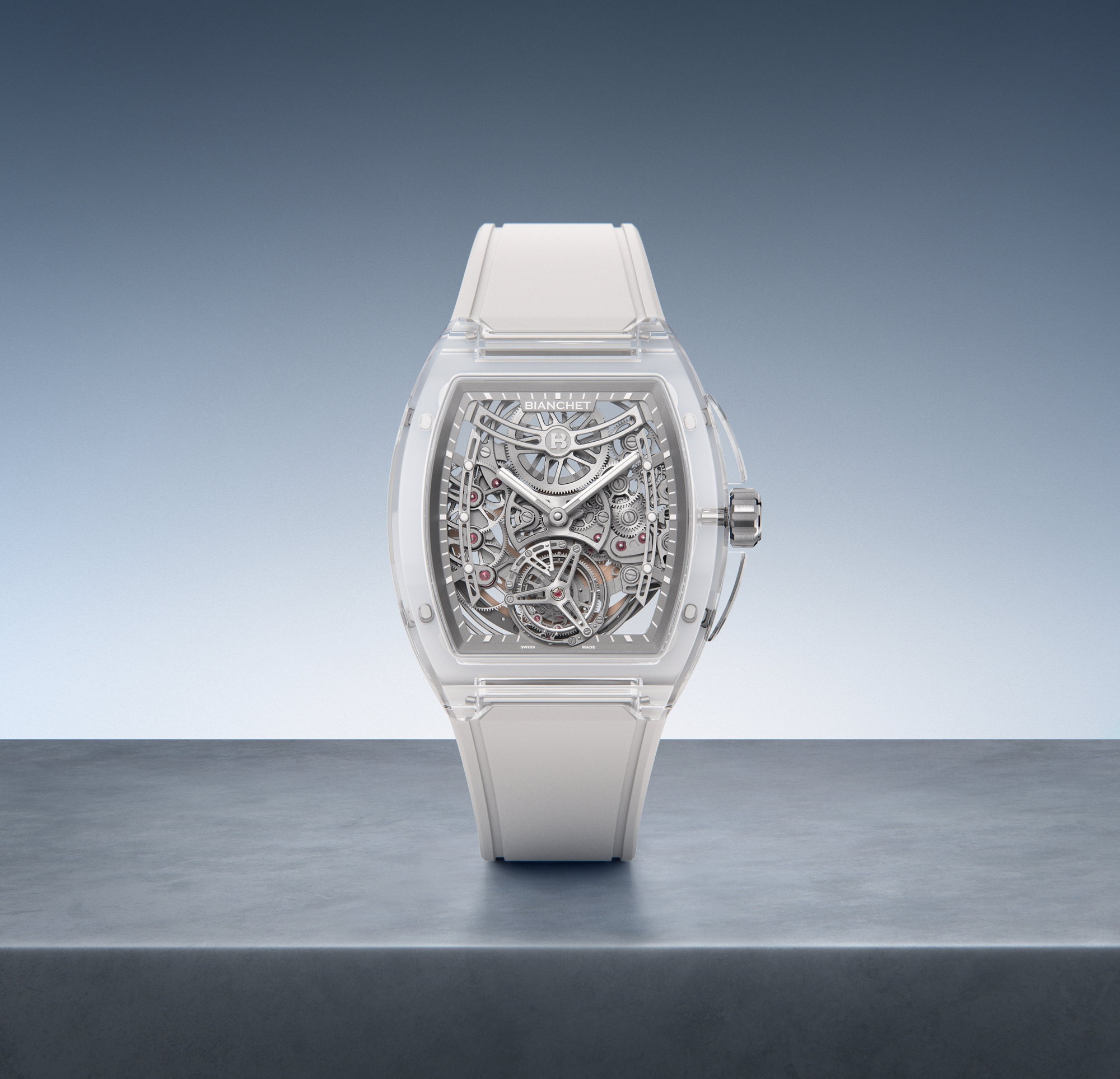 Bianchet UltraFino Sapphire Skeleton White