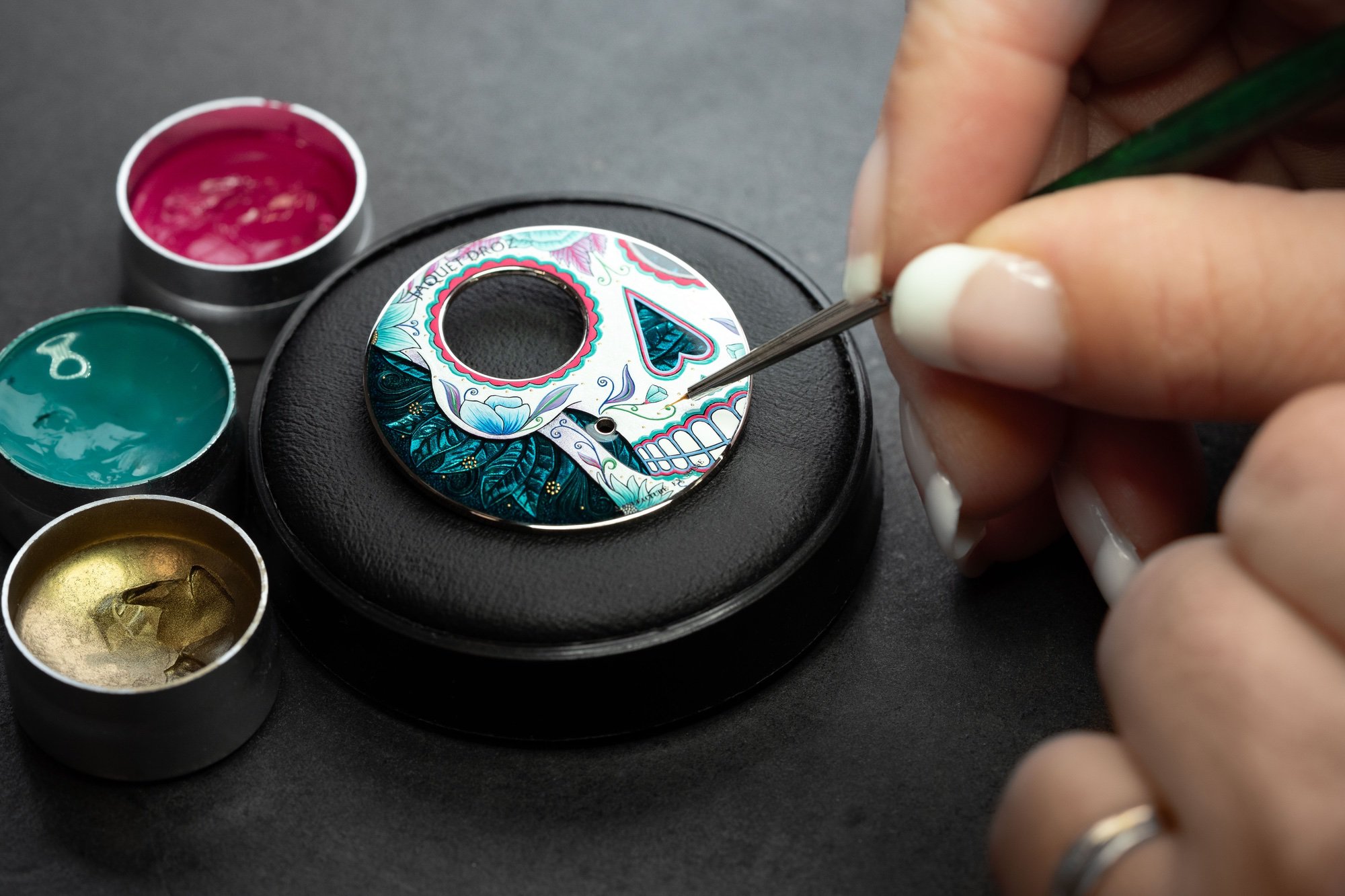 Jaquet Droz Tourbillon Skelet Red Gold Catarina Skull