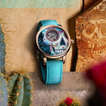 Jaquet Droz Tourbillon Skelet Red Gold Catarina Skull