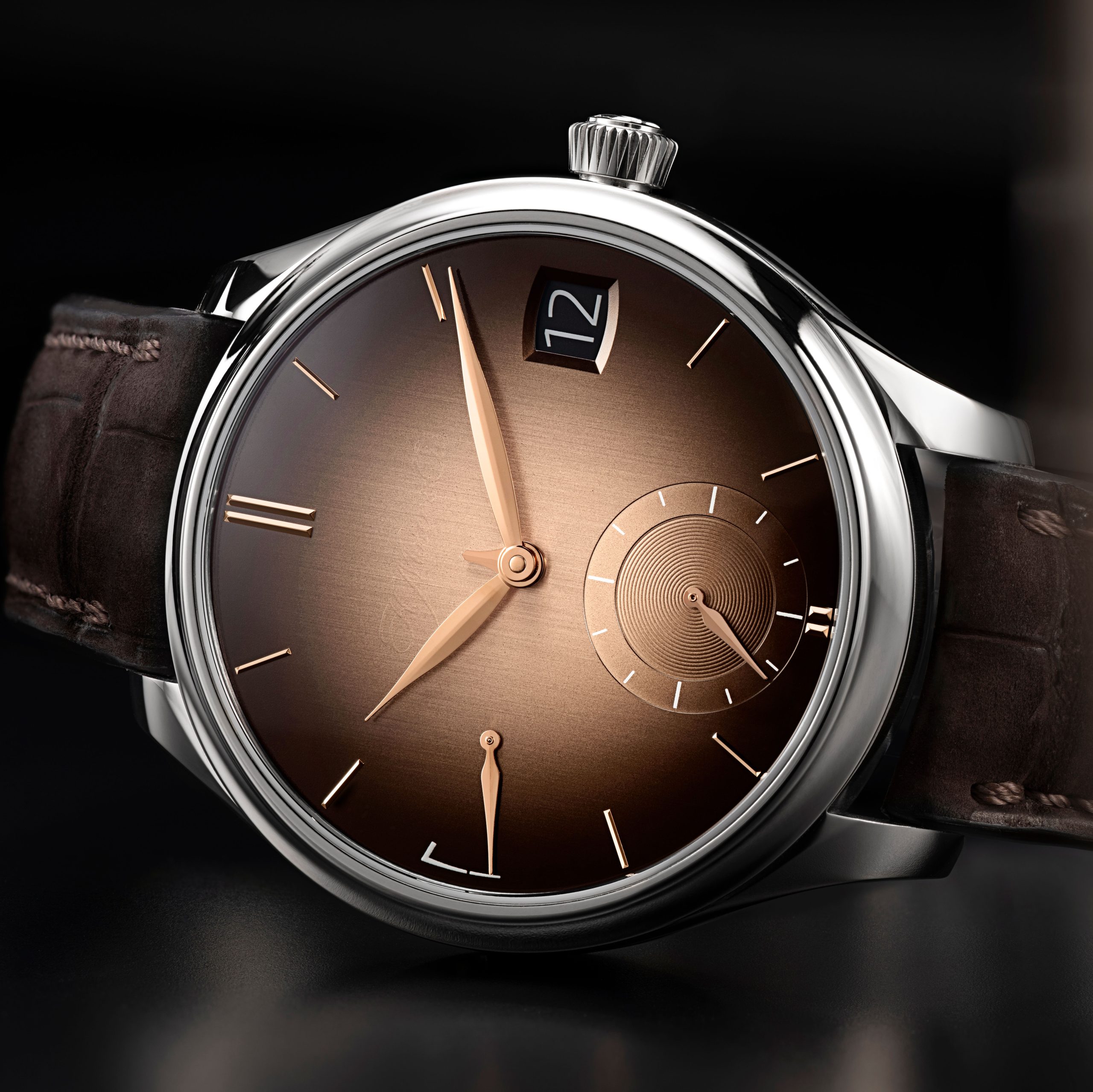H. Moser &amp; Cie Endeavour Perpetual Calendar Smoked Salmon