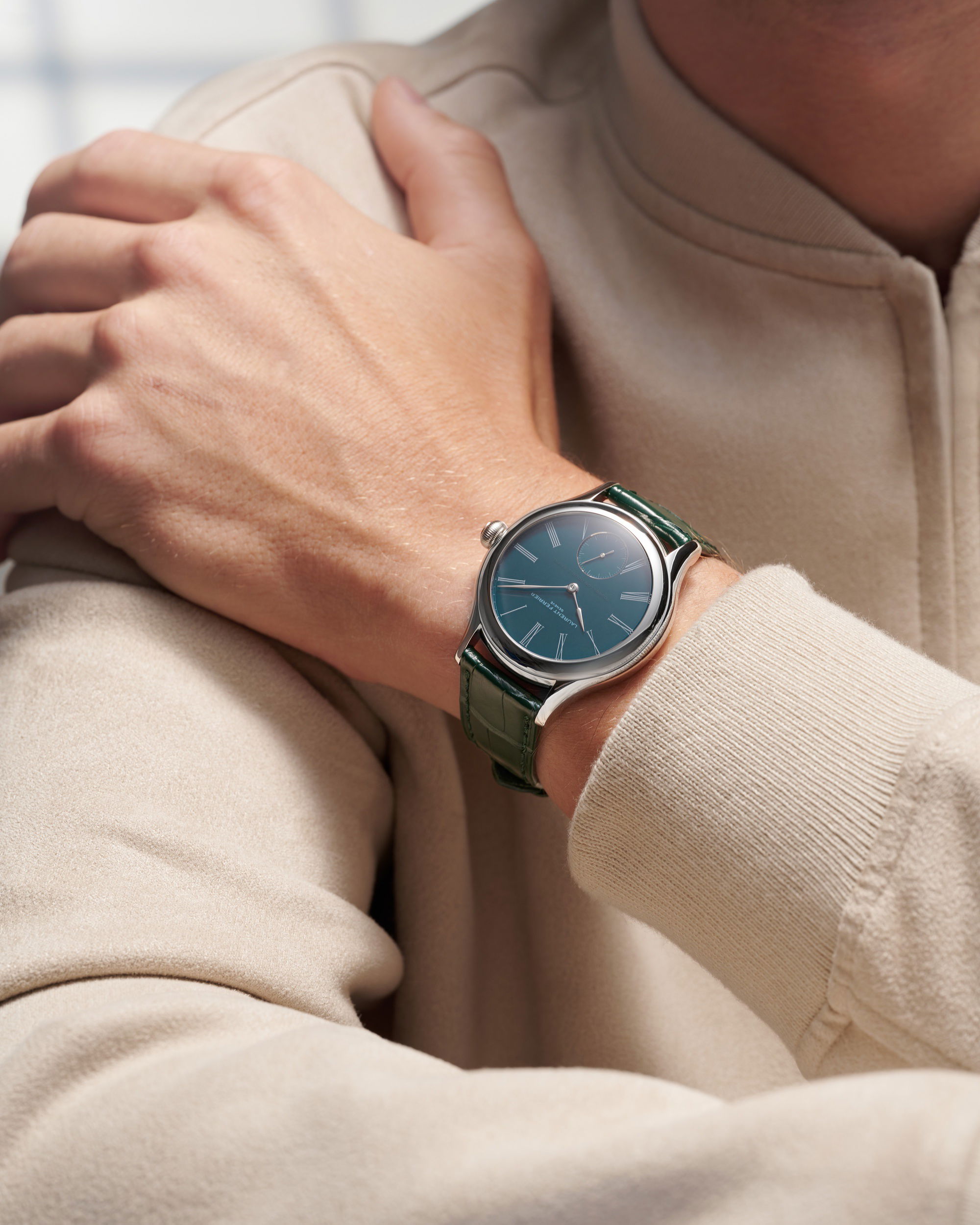 Laurent Ferrier Classic Tourbillon Teal -Série Atelier VII