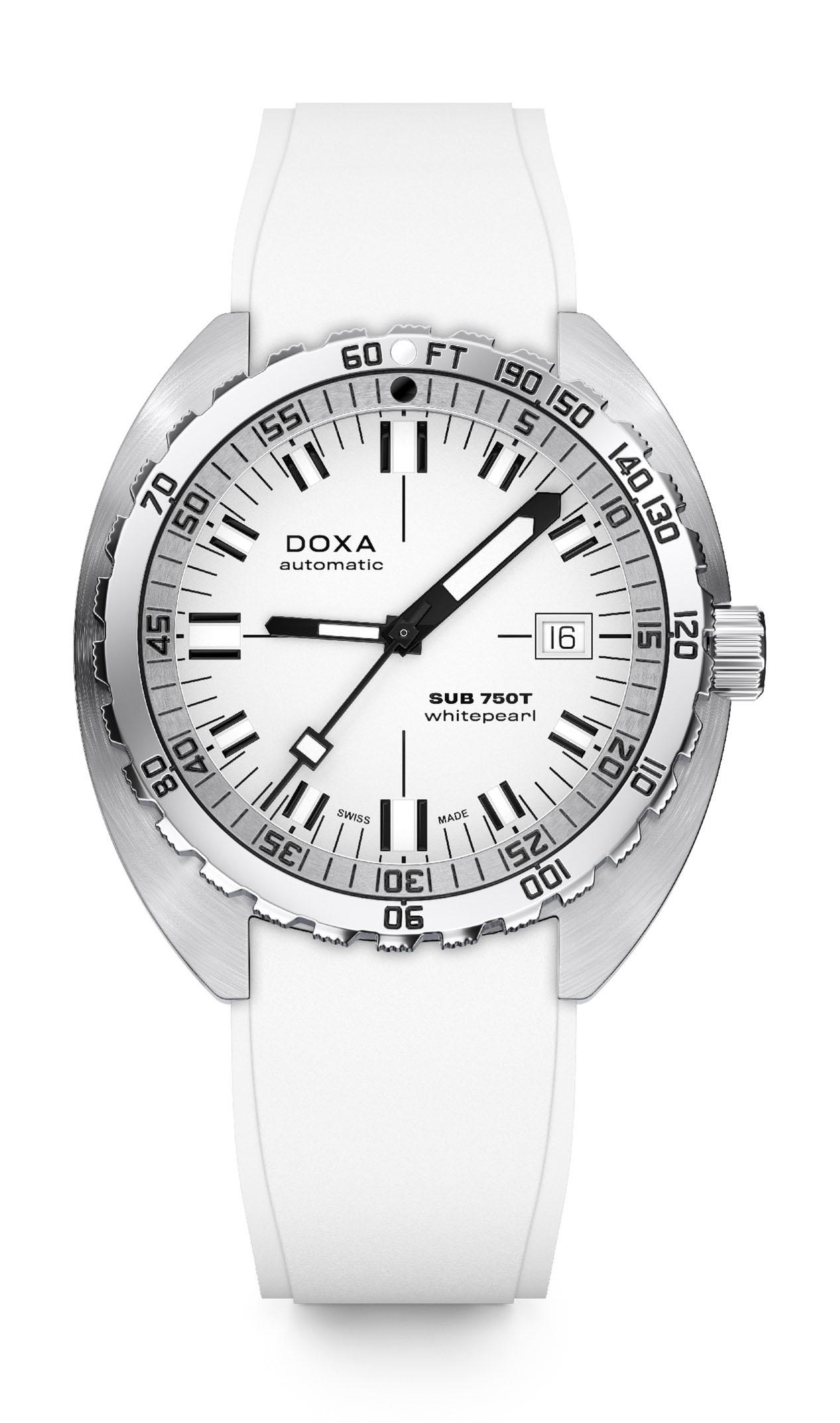 Doxa SUB 750T Whitepearl